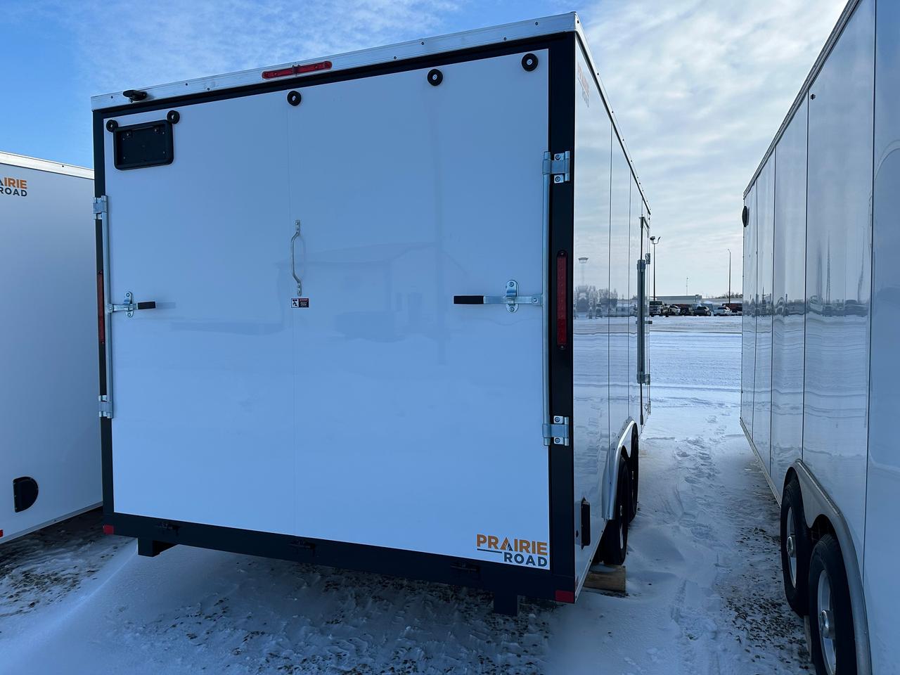 2026 Prairie Road Enclosed Cargo 8.5 x 16' Prairie Road Ramp Door Photo3