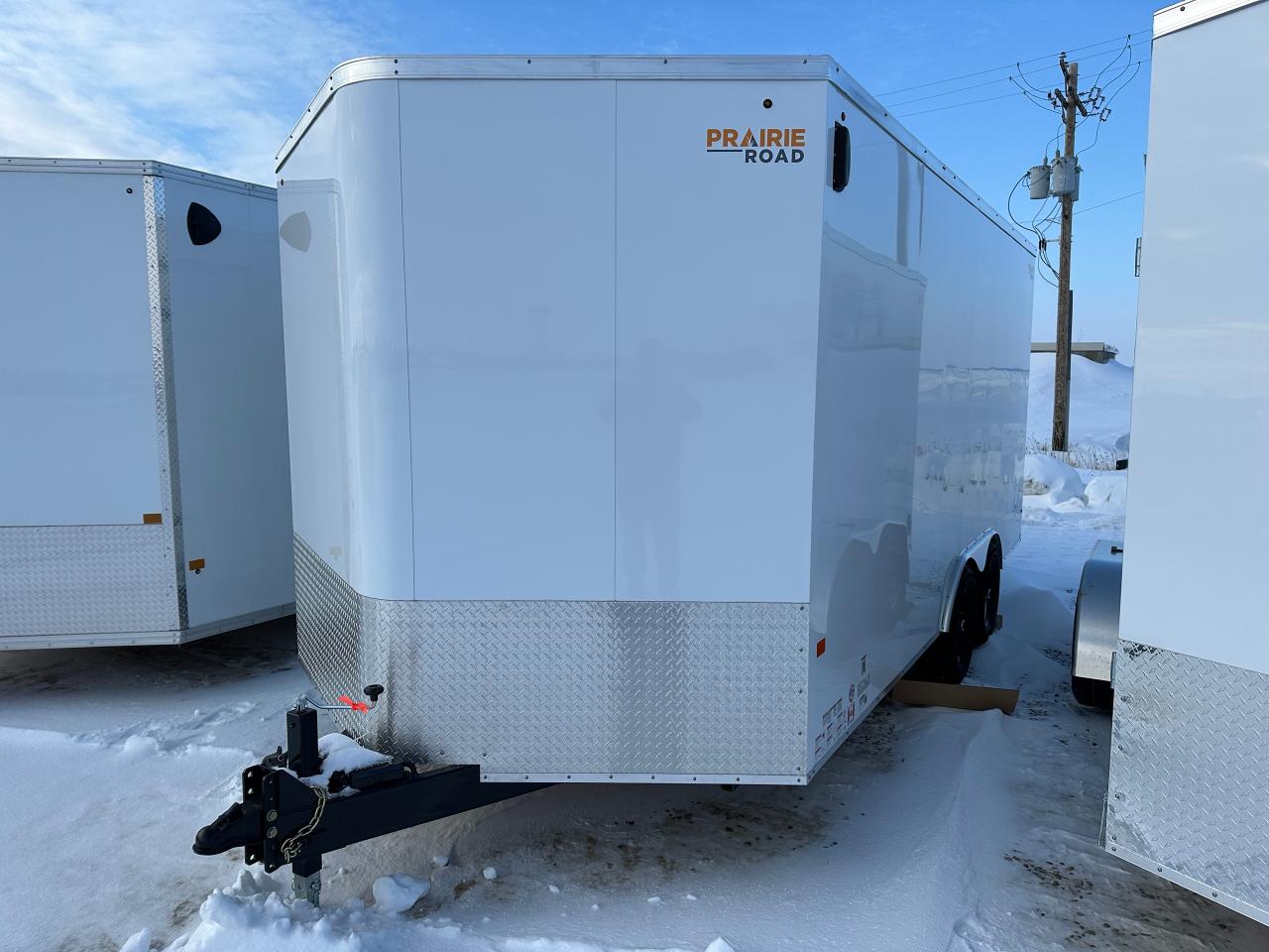 <p><span style=font-size: 13.5pt; font-family: Segoe UI,sans-serif; color: black;>8.5 x 16 Cargo trailer with tandem 5200 lb axles, GVWR 9900 lbs, empty weight 3475 lbs, rear ramp door, spare tire and holder mounted rear drivers side high 24 ATP stone guard, 2-5/16 A-frame coupler with 7K Jack, 84 interior height, 32 man door with bar lock, door, aluminum roof, 1 3.5 wall vent. </span><span style=font-size: 13.5pt; font-family: Segoe UI,sans-serif;>Stock# HH5473. For more info call Wilfs Elie Ford toll free 877-360-3673. Dealer# 0521.</span></p>