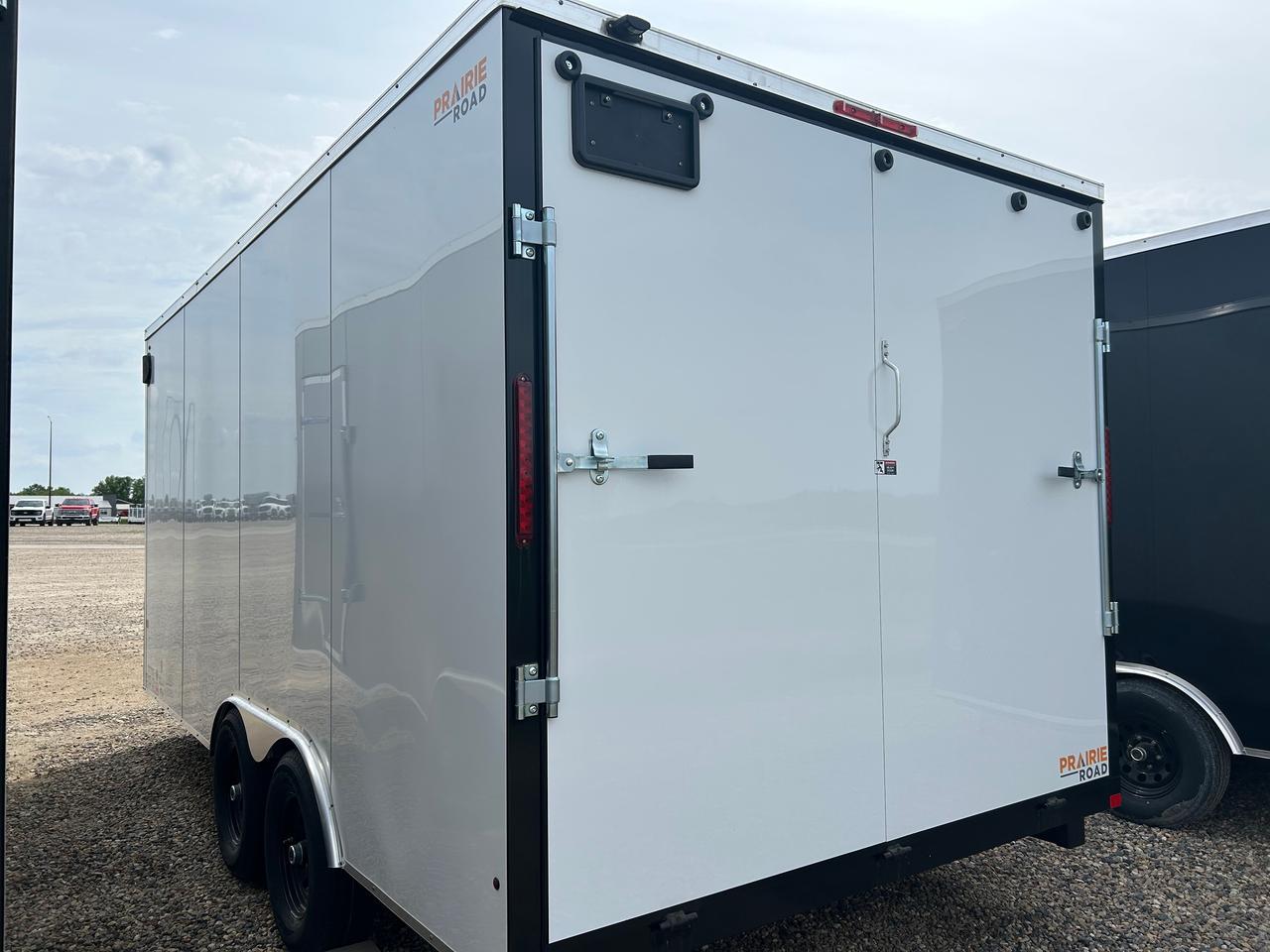 2026 Prairie Road Enclosed Cargo 8.5 x 16' Prairie Road Ramp Door Photo3
