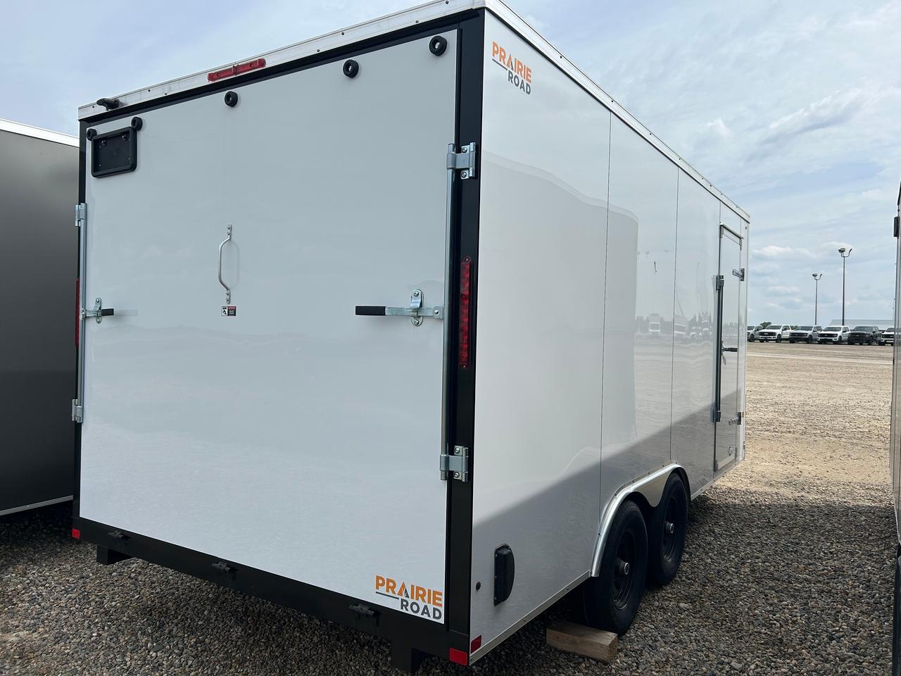 2026 Prairie Road Enclosed Cargo 8.5 x 16' Prairie Road Ramp Door Photo4