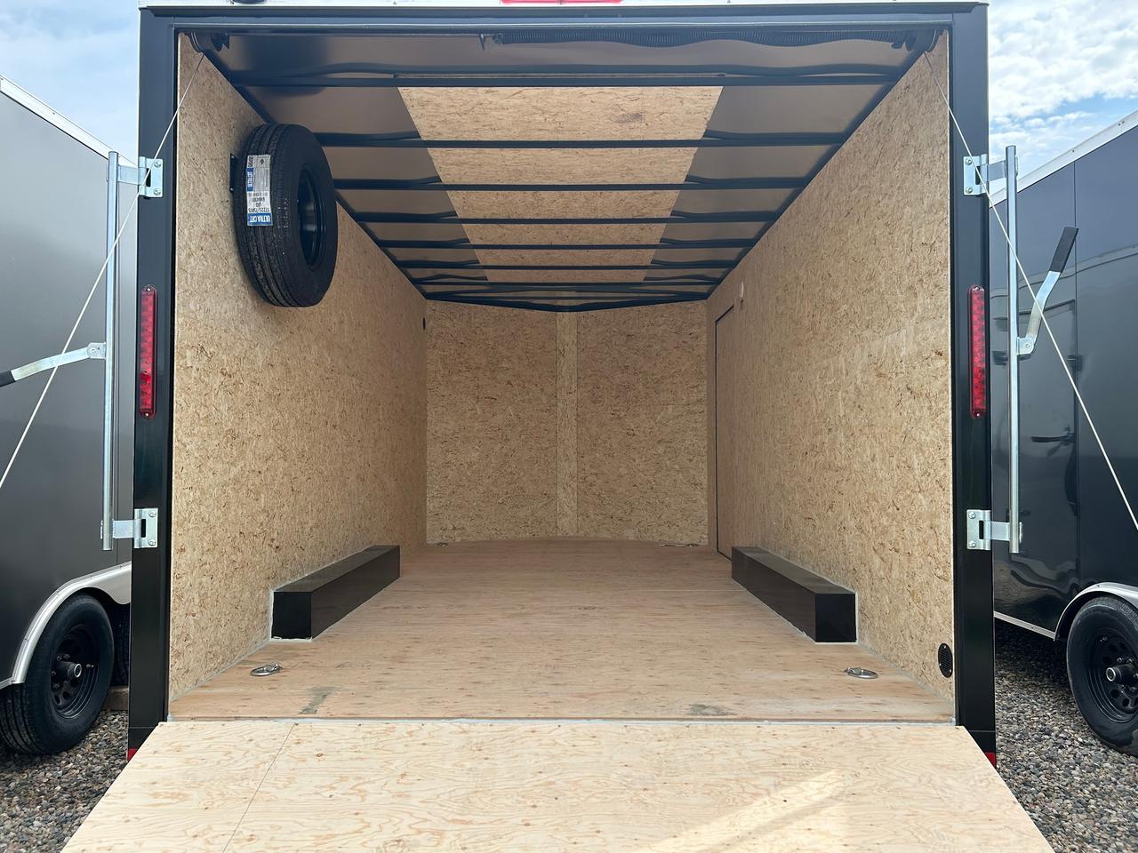 2026 Prairie Road Enclosed Cargo 8.5 x 16' Prairie Road Ramp Door Photo