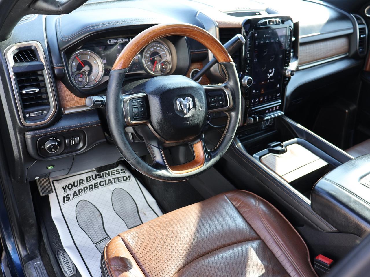 2019 RAM 3500 LARAMIE-LONGHORN DIESEL 4WD CERTIFIED *ACCIDENT FREE* CAMERA NAV BLUETOOTH LEATHER HEATED SEATS SUNROOF CRUISE ALLOYS Photo