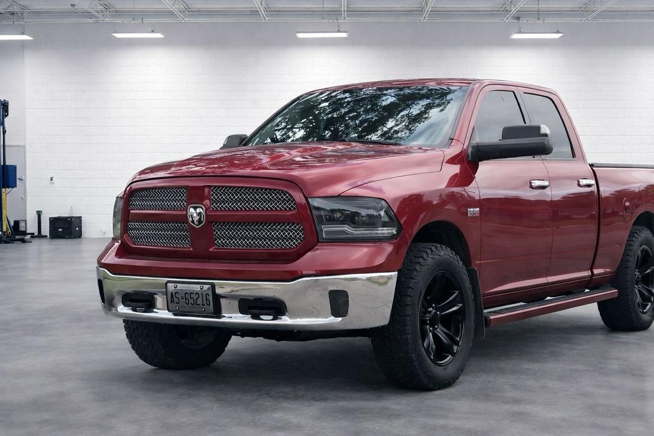 <p><span data-sheets-root=1>Only 132k mileage.This 4x4 Ram 1500 comes nicely optioned and upgraded: 5.7L V8, Power seats, leather seats, Heated seats, Heated steering wheel, 4WD, LED headlights and foglights, upgraded Borla exhaust, Mopar cold air intake, 6.4 Box, Power sliding rear window, Nav/Back-up camera, Bedliner + plenty more!!</span></p><p><span data-sheets-root=1>&bull;All prices are exclusive of safety, licensing, fuel charges and HST&bull;Safety Certification is available at $599 for sedans/SUVs and $799 for trucks. &bull;Financing and Extended warranty options are also available. Save with Finance! Special Finance Price is the listed price. Cash Price is $1,500 .00 more (All special finance prices are firm). Any warranty included with the vehicle is only applicable with a Safety Standards Certificate. &bull;This vehicle is located at our Burlington dealership, please reach out for more details.</span></p>