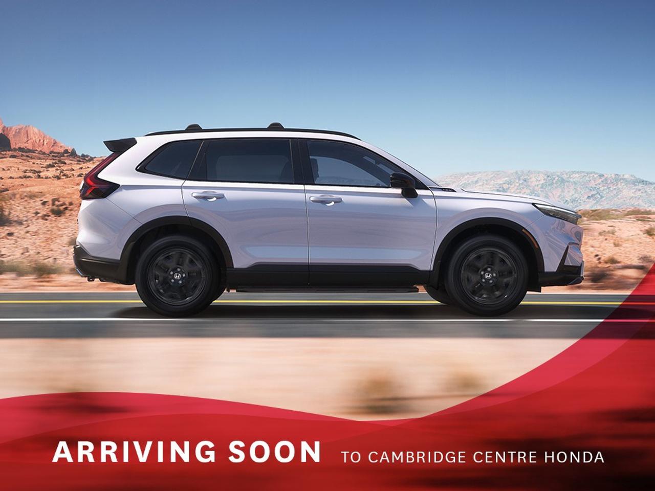<p><strong>Built for Adventure. Engineered for Everyday.</strong></p>

<p>Can a compact SUV empower every journey? With the 2026 Honda CR-V Sport, the answer is a confident yes. Featuring dynamic performance, intelligent all-wheel drive, bold styling, and innovative tech, this CR-V is made for drivers who crave both everyday functionality and weekend adventure.</p>

<p><strong>Power That Moves You</strong></p>

<p>The CR-V Sport is powered by a 1.5-litre, 16-valve, Direct Injection DOHC turbocharged 4-cylinder engine, delivering a lively 190 horsepower. Paired with a Continuously Variable Transmission (CVT) and Real Time AWD with Intelligent Control System, it offers responsive handling, strong acceleration, and traction you can count on no matter the road or weather.</p>

<p><strong>Honda Sensing® Safety Technology </strong></p>

<p>Your peace of mind comes standard with a comprehensive suite of Honda Sensing® driver-assist features, including:</p>

<p>- Adaptive Cruise Control with Low-Speed Follow</p>

<p>- Forward Collision Warning & Collision Mitigation Braking System</p>

<p>- Lane Departure Warning & Lane Keeping Assist System</p>

<p>- Road Departure Mitigation</p>

<p>- Traffic Sign Recognition</p>

<p>- Blind Spot Information (BSI) System</p>

<p>- Rear Cross Traffic Monitor</p>

<p>- Traffic Jam Assist</p>

<p>Drive smarter and safer with every turn of the wheel.</p>

<p><strong>Stay Connected, Wherever You Go</strong></p>

<p>Enjoy seamless integration of your digital life with:</p>

<p>- Wireless Apple CarPlay and Android Auto</p>

<p>- Wireless Charging</p>

<p>- 9 Display Audio System with HondaLink Next Generation</p>

<p>- HandsFreeLink bilingual Bluetooth®, Bluetooth® Streaming Audio, and two USB ports</p>

<p>Everything you need is right at your fingertips.</p>

<p><strong>Comfort Meets Convenience</strong></p>

<p>Inside, the CR-V Sport delivers both comfort and style:</p>

<p>- 12-way power-adjustable drivers seat with power lumbar support</p>

<p>- One-touch power moonroof to let in light and fresh air</p>

<p>- Leather-wrapped steering wheel, sport pedals, and leather-wrapped shift knob for a sporty, refined cabin feel</p>

<p><strong>Ready for Family, Friends, and Adventure </strong></p>

<p>From daily errands to long road trips, the CR-V Sport adapts to your needs with:</p>

<p>- Power tailgate for easy cargo access</p>

<p>- Roof rails for added storage flexibility</p>

<p>- Remote engine starter</p>

<p>- Proximity key entry with pushbutton start</p>

<p><strong>Standout Design That Performs</strong></p>

<p>Turn heads with bold 18 aluminum-alloy wheels and premium lighting features:</p>

<p>- LED daytime running lights</p>

<p>- Auto-on/off projector-beam halogen headlights</p>

<p>- Auto high-beams</p>

<p>- Fog lights</p>

<p>Every detail is designed to light your way and set you apart.</p>

<p><em><strong><span style=color:#ff0000>Premium paint charge of $300 is not included on all colours/models.</span> </strong></em></p>

<p><em><strong>Incoming factory order, available for sale.</strong></em></p>

<p>Experience the Difference at Cambridge Centre Honda! Why Test Drive Here? You choose: drive with a sales person or on your own, extended overnight and at home test drives available. Why Purchase Here? VIP Coupon Booklet: up to $1000 in service & other savings, FREE Ontario-Wide Delivery. Cambridge Centre Honda proudly serves customers from Cambridge, Kitchener, Waterloo, Brantford, Hamilton, Waterford, Brant, Woodstock, Paris, Branchton, Preston, Hespeler, Galt, Puslinch, Morriston, Roseville, Plattsville, New Hamburg, Baden, Tavistock, Stratford, Wellesley, St. Clements, St. Jacobs, Elmira, Breslau, Guelph, Fergus, Elora, Rockwood, Halton Hills, Georgetown, Milton and all across Ontario!</p>