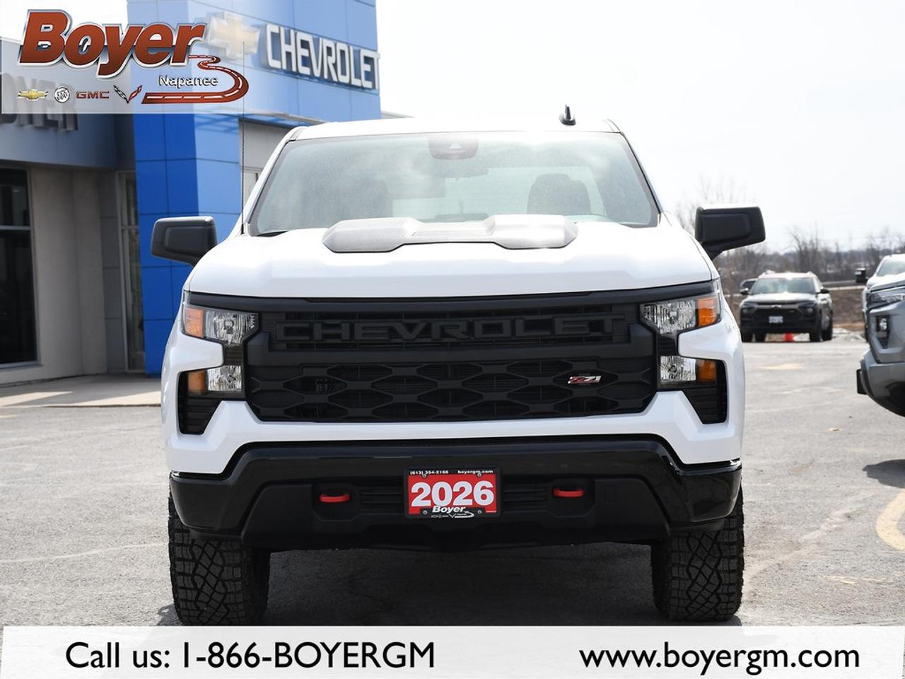 2026 Chevrolet Silverado 1500 Crew Cab Short Box 4-Wheel Drive Custom Trail Boss Photo2