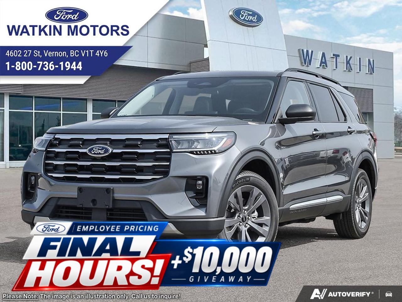 Gray (Carbonized Grey Metallic) 2026 Ford Explorer SUV / Crossover All-Wheel Drive Automatic