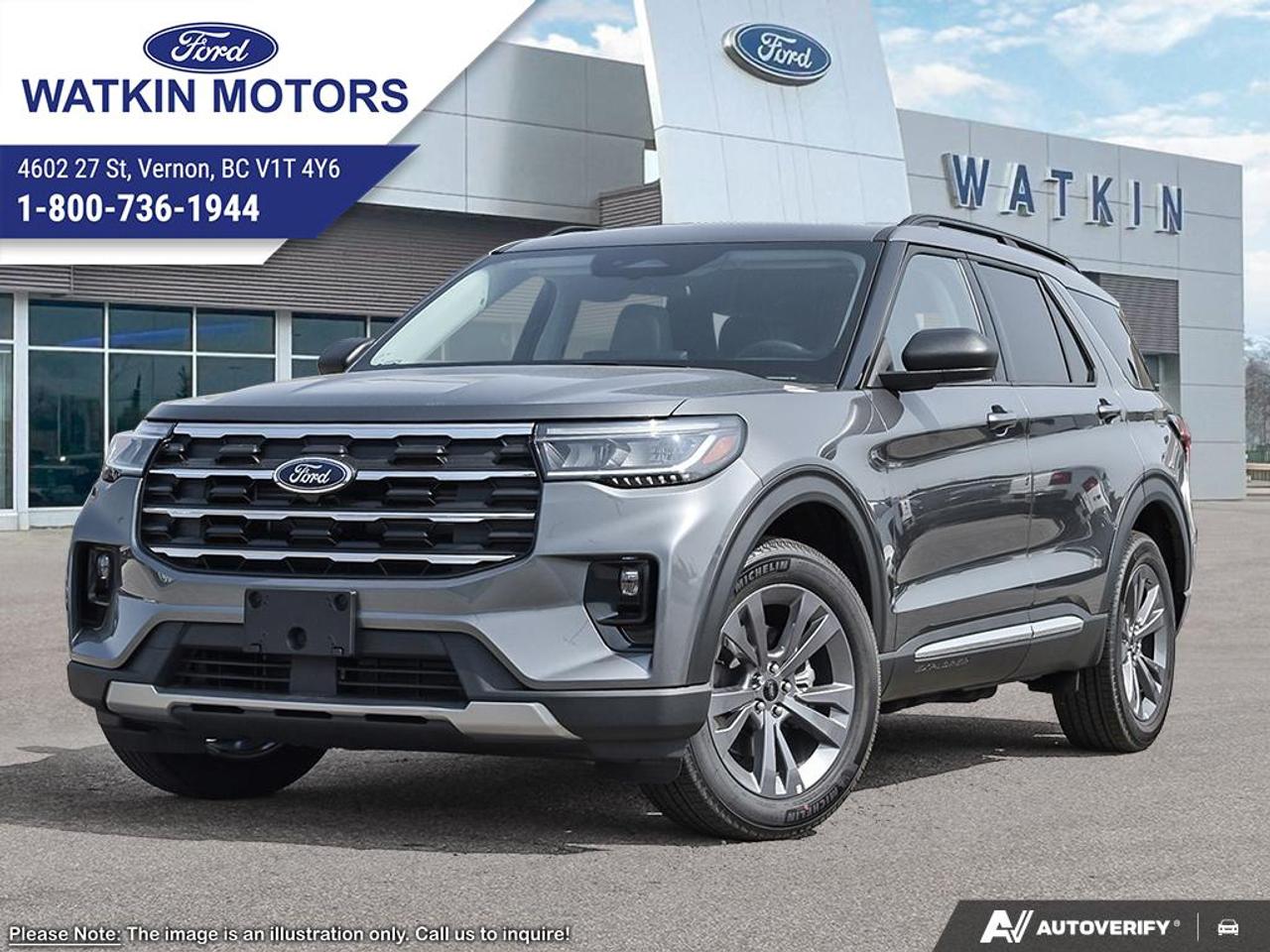 Gray (Carbonized Grey Metallic) 2026 Ford Explorer SUV / Crossover All-Wheel Drive Automatic