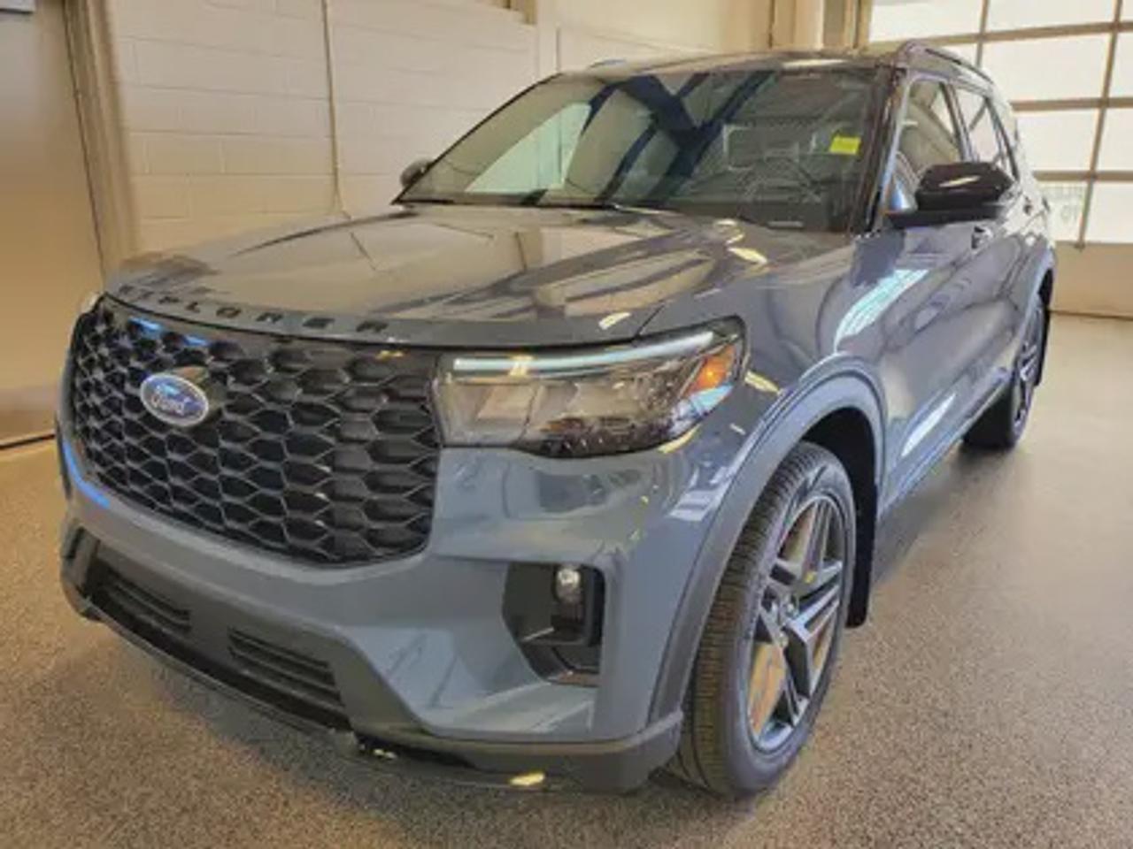The 2026 Ford Explorer ST-Line 300A 4WD, finished in stunning Vapor Blue Metallic. Powered by the efficient and robust 2.3L EcoBoost® engine paired with a 10-speed automatic transmission, this SUV delivers an exhilarating 300 horsepower and 310 ft-lbs of torque, while maintaining exceptional 10.4L/100km (27 miles per gallon) combined highway/city fuel economy.

Key Features:
Class III Trailer Tow Package
360-Degree Camera 
Ford Co-Pilot360 Assist 2.0 
Adaptive Cruise Control 
Evasive Steering Assist
13.2 Touchscreen 
Apple CarPlay® 
Android Auto
Unique ST-Line interior with red stitching
Heated front Captains Chairs
BLIS® (Blind Spot Information System) with Cross-Traffic Alert.
Lane-Keeping System 
Rear View Camera with Reverse Brake Assist
Engine Block Heater
St-Line Street Pack

Moose Jaw Ford, conveniently located at 1010 North Service Road in Moose Jaw, is your trusted destination for all your automotive needs. With an impressive 4.8-star Google rating from nearly 1,500 reviews, we are proud to deliver an exceptional vehicle-buying experience tailored just for you. Our Moose Jaw Motives set us apart, offering unbeatable value like half-priced oil changes for life on pre-owned vehicles, one year of key and remote protection, and one year of tire and rim protection. Enjoy peace of mind with every purchase. At Moose Jaw Ford, were committed to driving positive change in our community by combining exceptional service, high-quality vehicles, and a guest-first approach. Visit us today!