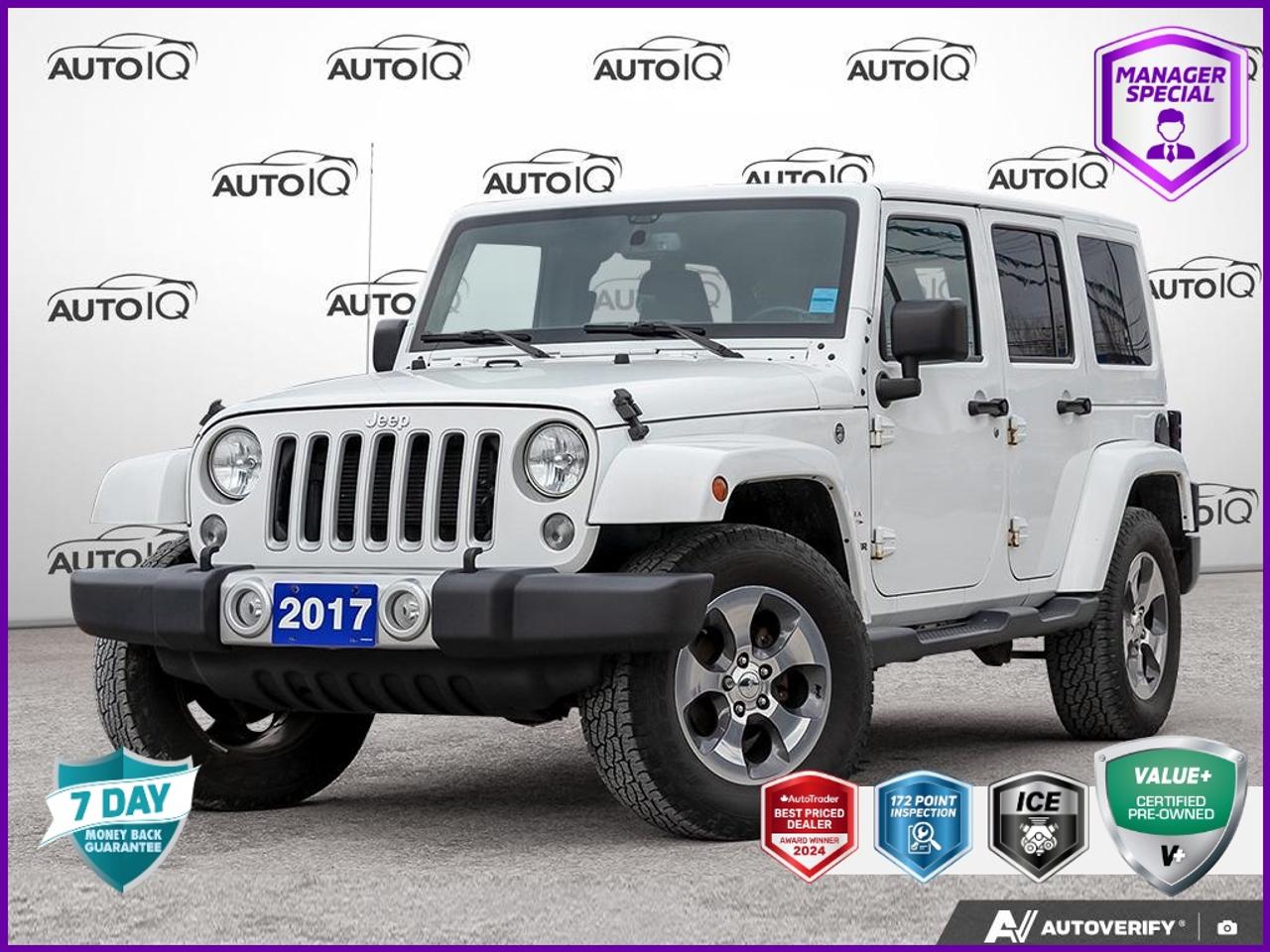 2017 Jeep Wrangler Unlimited Sahara CONVERTIBLE HARD TOP | KEYLESS ENTRY | POWER WINDO Photo