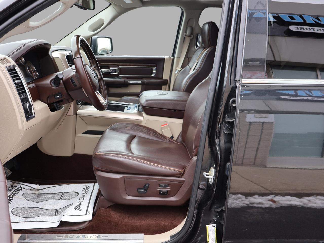 2018 RAM 1500 Longhorn Crew Cab LWB 4WD CAMERA NAV BLUETOOTH LEATHER HEATED SEATS SUNROOF CRUISE ALLOYS Photo