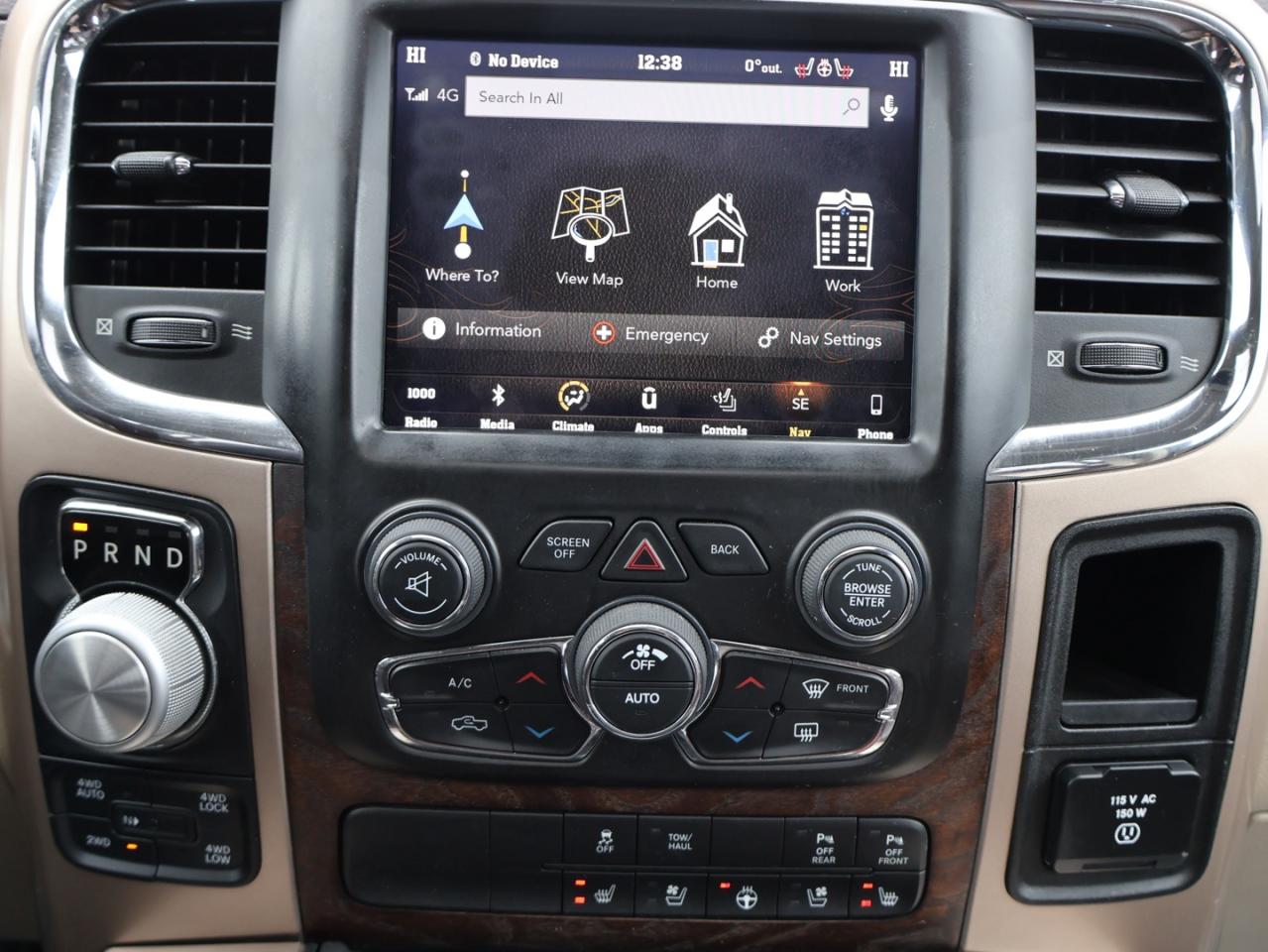 2018 RAM 1500 Longhorn Crew Cab LWB 4WD CAMERA NAV BLUETOOTH LEATHER HEATED SEATS SUNROOF CRUISE ALLOYS Photo