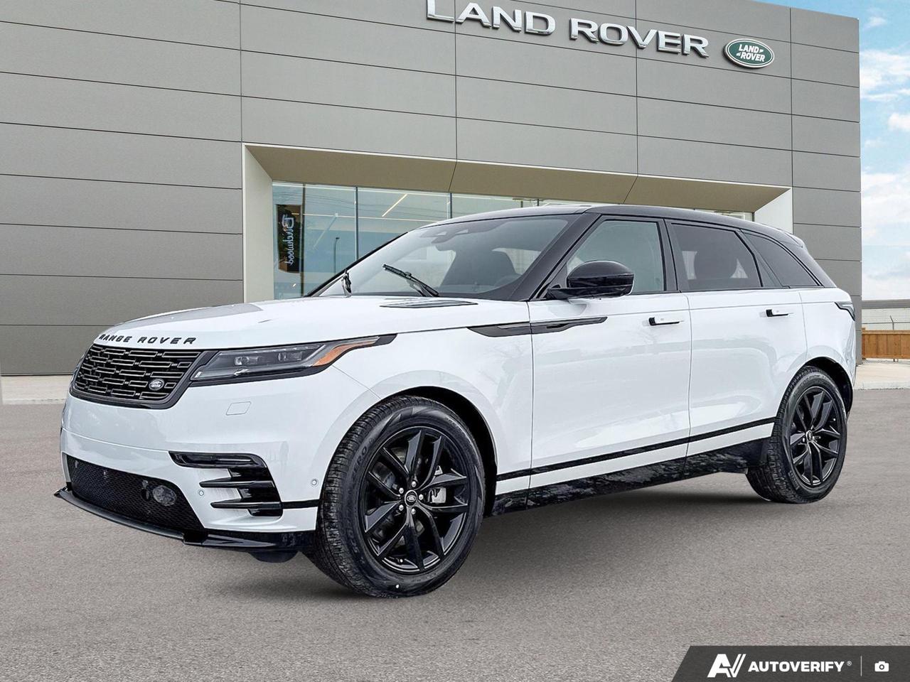 The Range Rover Velar in Fuji White with a Black contrast roof delivers a look thats razor-sharp and undeniably stylish. Clean lines, bold contrast, and pure modern sophistication in motion.
Experience the pinnacle of luxury and innovation with the 2026 Land Rover Range Rover Velar Dynamic SE. This cutting-edge SUV combines advanced technology with exceptional comfort, making it the perfect choice for discerning drivers who demand the best.

- State-of-the-art HUD and Air Suspension for a smooth, responsive ride
- Powerful 2.0L 4-cylinder engine with AWD capability
- Luxurious Ebony interior with grained leather seat trim
- Panoramic sliding glass sunroof for an open-air experience
- Advanced safety features including Adaptive Cruise Control and Lane Keep Assist
- Meridian Sound System with wireless connectivity and 11.4 touchscreen
- Multiple technology packages for a fully customized driving experience

Discover the future of automotive excellence today. Reserve your 2026 Range Rover Velar at Land Rover Winnipeg or contact us to schedule a personalized test drive. Our expert team is ready to answer any questions and guide you through the seamless purchase process. Visit www.winnipeglandrover.com to explore more about this extraordinary vehicle.
At Land Rover Winnipeg, we dont just sell vehicles; we deliver an exceptional ownership experience with your new Land Rover:

- Exclusive Perks: Enjoy on-brand loaners and rental vehicles during your scheduled service appointments.

- Convenience at Your Door: Benefit from our Land Rover Valet concierge service for hassle-free vehicle servicing.

- Keep It Clean: Complimentary washes with every service visit.

- Luxurious Comfort: Visit our state-of-the-art facility with full coffee service and premium amenities.

- Expert Care: Our Land Rover-trained technicians are dedicated to the longevity and performance of your vehicle.

Dont see exactly what youre looking for in our new or pre-owned inventory? Let our team locate it for you!

Visit us today or call for a personalized experience:

Phone: 204-452-8030
Website: winnipeglandrover.com  

Dealer Permit #0112
Dealer permit #0112
