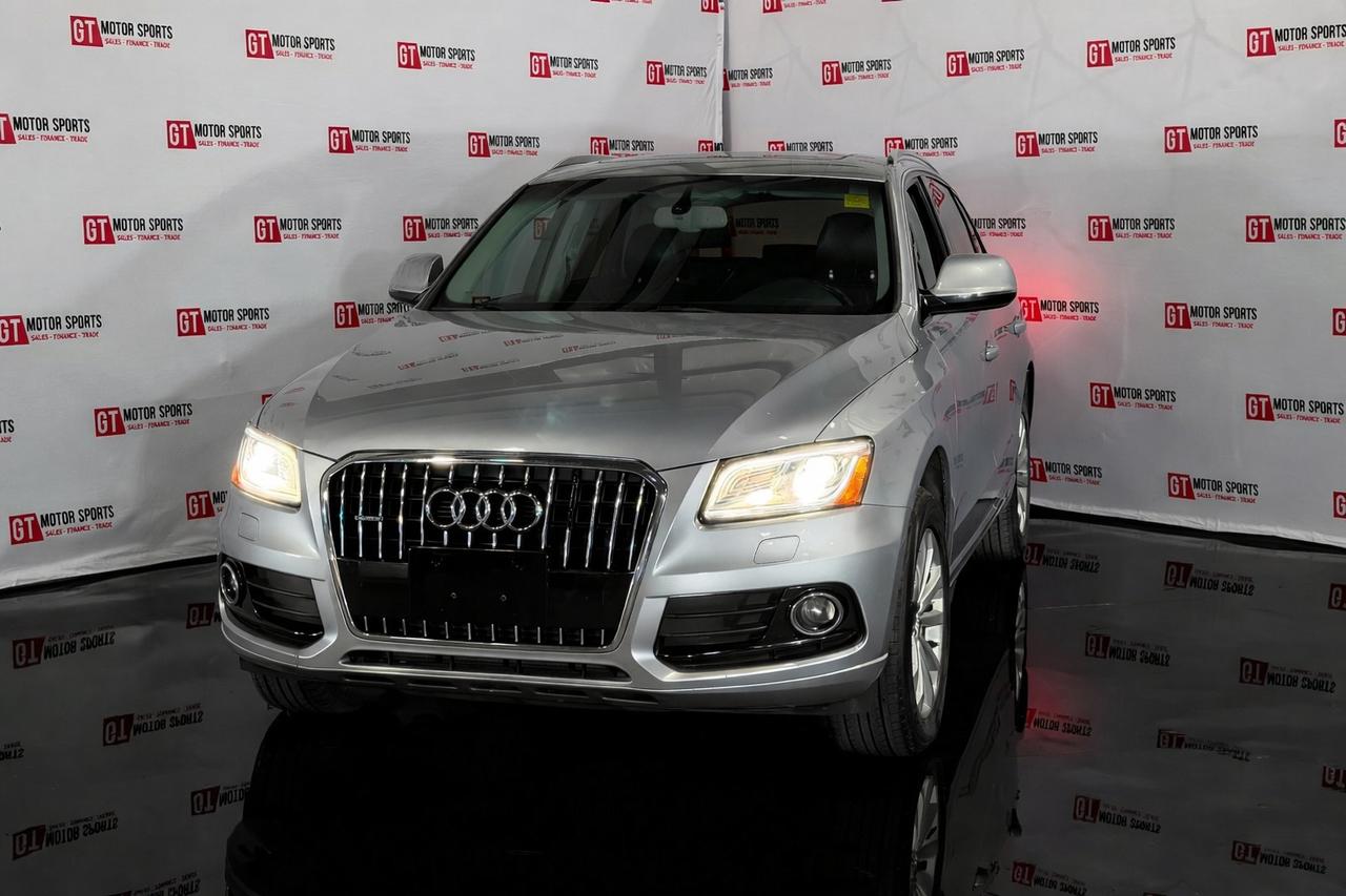 This 2017 Audi Q5 quattro Premium Plus gives you that quiet confidence every time you drive, combining smooth power with a refined luxury feel that makes every trip feel a little more special. With Audis legendary quattro all-wheel drive, a beautifully crafted interior, and the perfect balance of comfort and performance, its the kind of SUV that just feels right the moment you take the wheel.
<div><br></div><div><ul><li>All credit accepted: good, bad, new to Canada, bankruptcy, collections, repossessions, student/work visas
</li><li>In-house financing available (O.A.C.)
</li><li>Low bi-weekly payments & instant approvals
</li><li>Up to 6 months no payments (interest accrues)
</li><li>Credit consolidation, unemployment insurance, negative equity coverage
</li><li>Financing, APR & payments vary by personal credit (O.A.C.)
</li></ul></div><div><b>Open 7 days:</b> MonThu 107, FriSat 106, Sun 103
</div><div><b>Location:</b> 10-40 Hopewell Way NE, Calgary (behind Enterprise Car Rental)
</div><div><b>Contact</b>: 403-402-2015 or www.gtmotorsports.ca
</div><div>Full mechanical fitness assessment, Carfax & warranty included
</div><div>AMVIC licensed dealer
</div><div>Price based on vehicle only (Plus aftermarket, GST, and costs/charges associated with financing)</div><div><br></div><div><br></div>