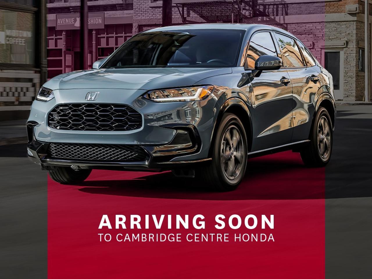 <p><strong>Versatility Meets Everyday Confidence</strong></p>

<p>Say hello to your ultimate daily driver: the 2026 Honda HR-V LX Front-Wheel Drive. With a bold design, intelligent efficiency, and class-leading versatility, the HR-V is built to handle everything from your weekday commute to your weekend getaways with room to spare and style to turn heads.</p>

<p><strong>Smooth Power Meets Impressive Efficiency</strong></p>

<p>Under the hood, the HR-V LX features a 2.0-litre, 16-valve DOHC i-VTEC&reg; 4-cylinder engine, delivering a confident 158 horsepower. Paired with a Continuously Variable Transmission (CVT), it delivers smooth, responsive performance and outstanding fuel economy.</p>

<p><strong>Smart Space for Every Scenario </strong></p>

<p>The HR-V&rsquo;s flexible interior adapts to your lifestyle with:</p>

<p>- Spacious five-passenger seating</p>

<p>- 60/40 split-folding second-row Magic Seats&reg;</p>

<p>- Room for gear, groceries, or getaways without sacrificing passenger comfort</p>

<p><strong>Comfort in All Conditions </strong></p>

<p>Whether it's early mornings or chilly evenings, you&rsquo;ll appreciate features like:</p>

<p>- Heated front seats</p>

<p>- Remote engine starter</p>

<p>- Proximity key entry system with pushbutton start</p>

<p>All designed to make every start quick and comfortable</p>

<p><strong>Stay Connected, Stay Entertained</strong></p>

<p>Technology that keeps pace with your life includes:</p>

<p>- 9" Display Audio System with HondaLink&trade;</p>

<p>- 160-watt AM/FM/CD audio system with 4 speakers</p>

<p>- MP3/Windows Media&reg; Audio playback capability</p>

<p>-&nbsp;Wireless charging</p>

<p>- Wireless Apple CarPlay&trade; and Android Auto&trade; compatibility</p>

<p>Your playlist, podcasts, and maps always within reach.</p>

<p><strong>Safety Comes Standard with Honda Sensing&reg;</strong></p>

<p>Drive with peace of mind thanks to the Honda Sensing&reg; suite of driver-assist technologies:</p>

<p>- Adaptive Cruise Control with Low-Speed Follow</p>

<p>- Forward Collision Warning & Collision Mitigation Braking System&trade;</p>

<p>- Lane Departure Warning & Lane Keeping Assist System</p>

<p>- Road Departure Mitigation</p>

<p>- Traffic Sign Recognition & Traffic Jam Assist</p>

<p>- Blind Spot Information (BSI) System</p>

<p>Honda puts your safety first so you can focus on the road ahead.</p>

<p><strong>Designed to Stand Out </strong></p>

<p>The HR-V LX boasts stylish and functional exterior features, including:</p>

<p>- 17" aluminum-alloy wheels</p>

<p>- Body-coloured rear roofline spoiler</p>

<p>- Heated power side mirrors</p>

<p>- LED brake lights and LED daytime running lights</p>

<p>Add in a front wiper de-icer and you&rsquo;re ready for all-weather adventures.</p>

<p><strong>Easy Parking, Every Time</strong></p>

<p>Navigate tight spots effortlessly with the multi-angle rearview camera featuring dynamic guidelines, perfect for busy city lots or tight garage spaces.</p>

<p><em><strong><span style=color:#ff0000>Premium paint charge of $300 is not included on all colours/models.</span> </strong></em></p>

<p><em><strong>Incoming factory order, available for sale.</strong></em></p>

<p>Experience the Difference at Cambridge Centre Honda! Why Test Drive Here? You choose: drive with a sales person or on your own, extended overnight and at home test drives available. Why Purchase Here? VIP Coupon Booklet: up to $1000 in service & other savings, FREE Ontario-Wide Delivery. Cambridge Centre Honda proudly serves customers from Cambridge, Kitchener, Waterloo, Brantford, Hamilton, Waterford, Brant, Woodstock, Paris, Branchton, Preston, Hespeler, Galt, Puslinch, Morriston, Roseville, Plattsville, New Hamburg, Baden, Tavistock, Stratford, Wellesley, St. Clements, St. Jacobs, Elmira, Breslau, Guelph, Fergus, Elora, Rockwood, Halton Hills, Georgetown, Milton and all across Ontario!</p>