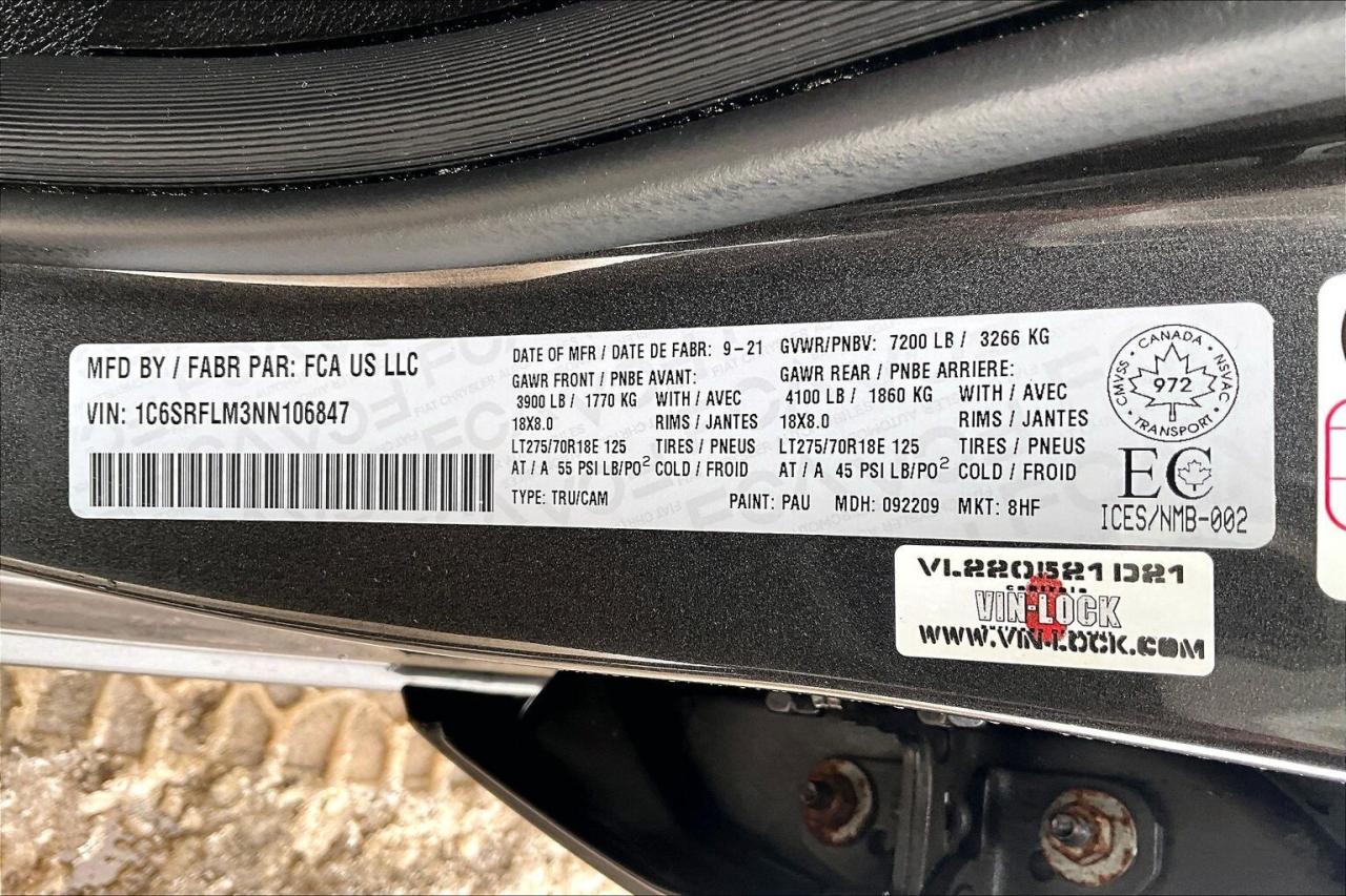 2022 RAM 1500 Rebel | 3.0L EcoDiesel | 12" Screen | Tow Pkg |4X4 Photo