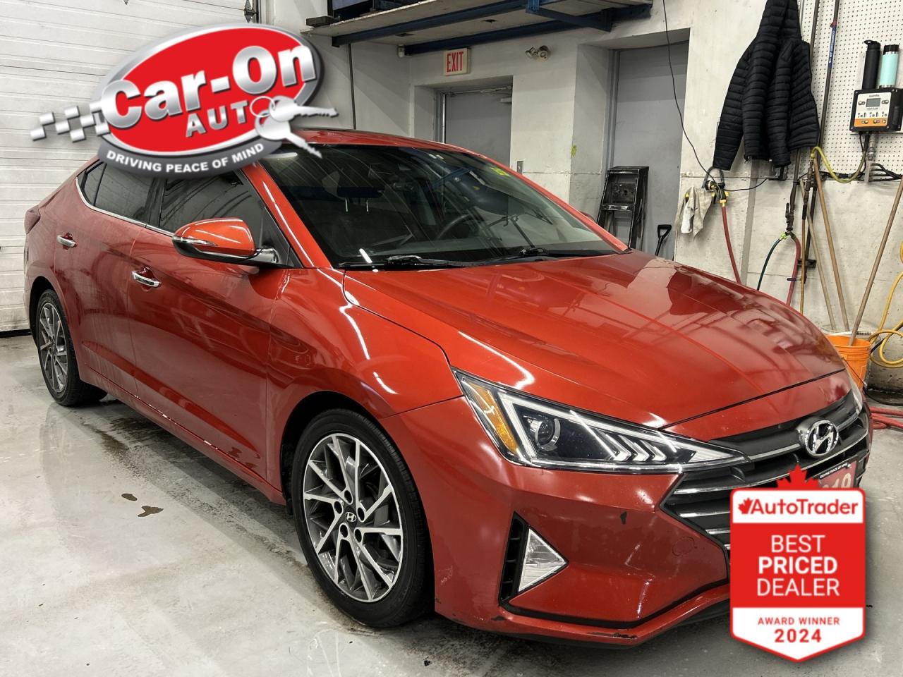 2019 Hyundai Elantra LUXURY | LOW KMS! |HTD LEATHER | SUNROOF | CARPLAY Photo0