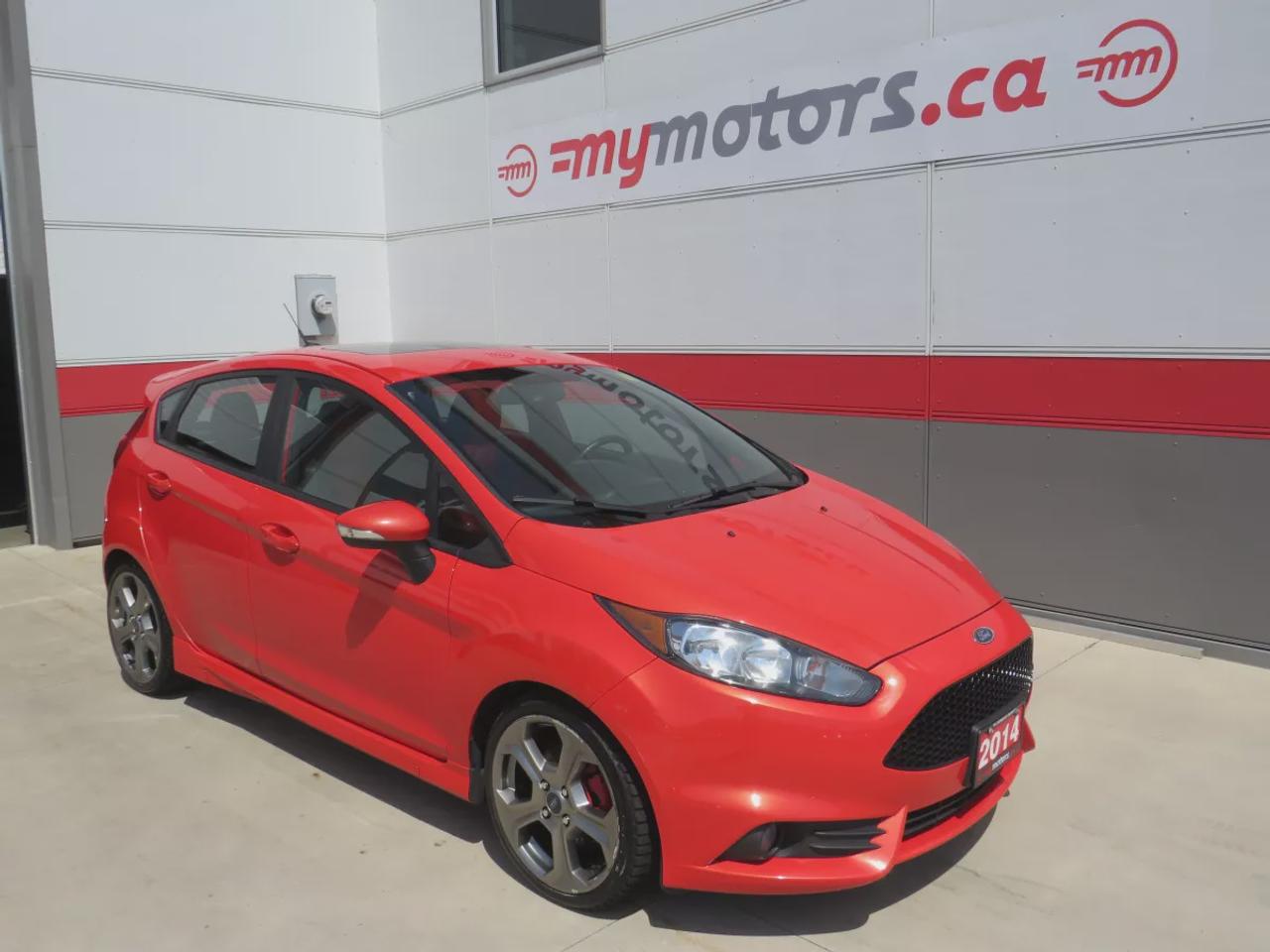 2014 Ford Fiesta ST | Clean Carfax | Manual Transmission | Alloy Rims | Nav |Reverse Camera in Rear View Mirror | Sunroof | A/C | Photo