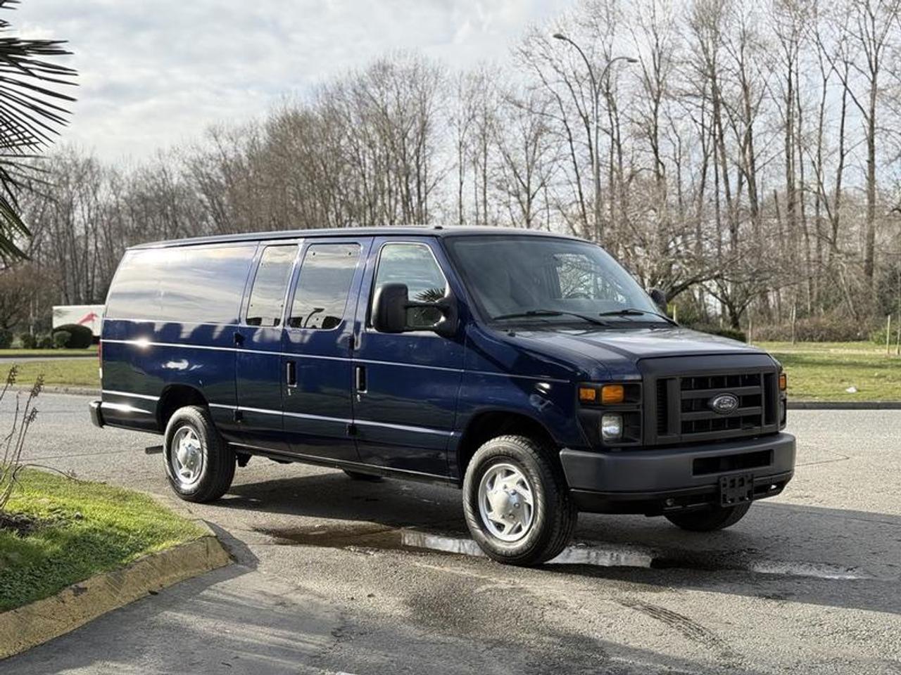 This 2011 Ford Econoline E-250 Extended cargo van is powered by a 4.6L V8 paired with an automatic transmission and rear-wheel drive, and is configured to seat up to five passengers. It features 4-wheel ABS, cruise control, air conditioning, rear heater, AM/FM radio with CD and AUX input, along with power windows, power door locks, power mirrors, and tow mirrors. Finished in blue with a grey cloth interior, overall dimensions are approximately 30 feet long, 7 feet high, and 6 feet 8 inches wide, offering a practical and versatile setup for work or passenger use. This item is currently OFFSITE. You must register an appointment with our office to schedule an offsite viewing. Appointments must be made a minimum of one business day in advance (and as defined by the days that Repo.com is open for business) before your appointment can be scheduled and confirmed. We may, at our own discretion, instead opt to transport smaller items to Repo.coms main yard for viewing purposes.  $28,820.00 plus $375 processing fee, $29,195.00 total payment obligation before taxes.  Listing report, warranty, contract commitment cancellation fee, financing available on approved credit (some limitations and exceptions may apply). All above specifications and information is considered to be accurate but is not guaranteed and no opinion or advice is given as to whether this item should be purchased. We do not allow test drives due to theft, fraud, acts of vandalism and undetectable impaired driving. Instead we provide the following benefits: Complimentary Warranty (with options to extend), Limited Money Back Satisfaction Guarantee on Fully Completed Contracts, Contract Commitment Cancellation, and an Open-Ended Sell-Back Option. Ask seller for details or call 604-522-REPO(7376) to confirm listing availability.