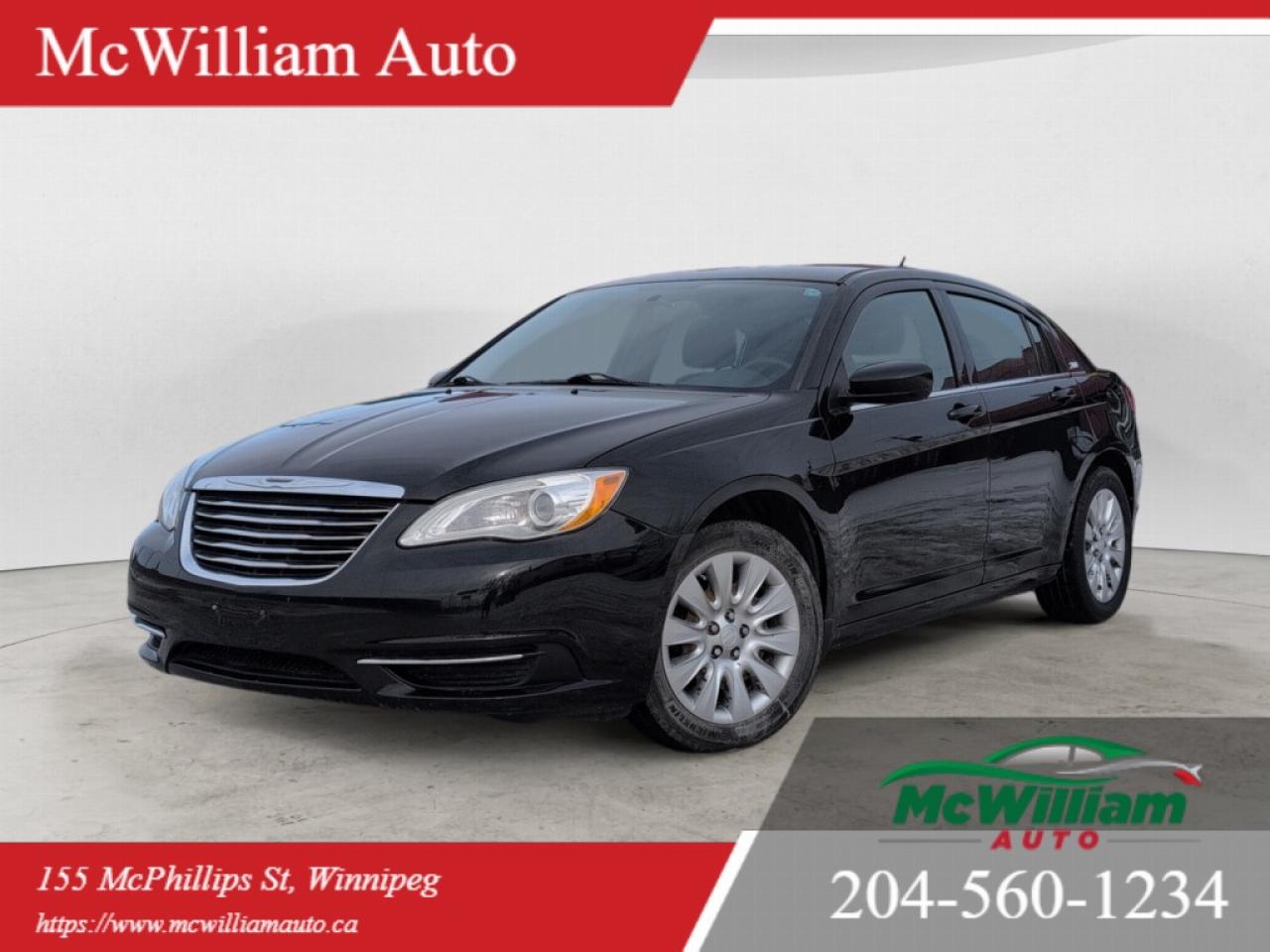 <br>At McWilliam Auto we pride ourselves on being the number 1 priced dealer in Manitoba. Our key focus is ensuring the quality of our vehicles are top notch while maintaining an excellent price. McWilliam auto is best known for being a changer of todays in.car market.in. The number one, no hassle price, makes buyers get the right price no matter if you know or dont know todays car market. Our in.1 price.in. policy ensures all customers get the best possible price. Yes you heard it right, 1 price is the best price!<br><br> Our lot is always full of great options no matter what your needs are, with over 100 quality pre-owned vehicles in stock we got you covered! If you are in the market for a Truck, SUV, Van or Sedan and are looking for quality at a great price then look no further and call today, One of our Knowledgeable and dedicated Sales people will steer you in the right direction. <br><br> We also offer the best priced Premium warranties and seamless onsite financing here to improve your buying experience. Our Finance manager is the best in the Business! working quickly and diligently to secure you affordable financing is our specialty. Give us a call and get pre approved today!<br><br>DEALER PERMIT #4611<br><br>Call today: 204-560-1234<br><br>Visit us TODAY at 155 McPhillips St, Winnipeg, MB <br><br>Website: www.mcwiliamauto.ca<br><br>Email: winnipegcar@gmail.com<br><br>Click here to get pre approved:<br><br>https://www.mcwilliamauto.ca/car-loan-application/actual vehicle for the actual information. <br><br> <br><br> IMPORTANT DISCLAIMER : This vehicle is a used vehicle, all the features and information may not be accurate from the descriptions above, please check the