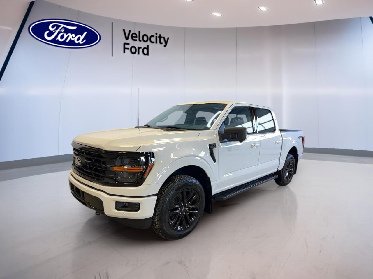 Meet the brand new 2026 Ford F-150 XLT SuperCrew at Velocity Ford in Moose Jaw, ready to handle real work and real life with ease. Finished in White with a Black interior, this 4-door truck pairs everyday comfort with proven capability. With its 2.7 L gas engine and automatic transmission, it is set up for smooth power delivery, confident traction, and easy driving in changing Saskatchewan conditions.

This 2026 Ford F-150 XLT SuperCrew also brings the truck essentials you want for towing and hauling, plus smart driver-assist features that help reduce stress on busy roads. Add in useful tech like Bluetooth integration, satellite radio, and a WiFi hotspot, and you have a well-rounded pickup that fits both jobsite and family duty.

TRUCK FEATURES  
»» Towing capacity rated up to 4,671 kg  
»» Four-wheel drive for tough road grip  
»» Rear tow hook for recovery support  
»» Off-road tires for rougher terrain  

ADVANCED SAFETY FEATURES  
»» Anti-lock braking system for controlled stops  
»» Stability control helps maintain steady handling  
»» Blind spot monitor for safer lane changes  
»» Lane departure warning helps you stay centered  

PERFORMANCE AND EFFICIENCY  
»» 2.7 L gas engine for daily usability  
»» Automatic transmission for smooth shifting  
»» Dual shift mode for added control  
»» Power steering for easy low-speed turns  

COMFORT AND CONVENIENCE  
»» Front air conditioning for cabin comfort  
»» Power windows for quick ventilation control  
»» Cruise control helps reduce highway fatigue  
»» Adjustable steering wheel fits different drivers  

TECHNONOLGY AND CONNECTIVITY  
»» Bluetooth integration for hands-free calling  
»» Steering wheel audio controls within easy reach  
»» Satellite radio for more listening choice  
»» WiFi hotspot helps keep devices connected  

CARGO SPACE  
»» Rear trunk access for added practicality  
»» Spare tire carried for roadside confidence  
»» Tinted windows help reduce cabin heat  
»» Automatic door locks for secure stops  

WHAT OTHER OWNERS LIKE  
»» Confident feel from four-wheel drive  
»» Useful driver aids for daily commuting  
»» Easy pairing with Bluetooth integration  
»» Smooth driving with automatic transmission  

This 2026 Ford F-150 XLT SuperCrews lighting and visibility features also add day-to-day confidence. LED headlamps and automatic headlights help you see and be seen, while fog lights support clearer vision in poor weather. Heated mirrors and electric mirrors make cold mornings and wet roads easier to manage, and a rear window defroster helps keep your view clear when conditions change fast.

For parking, hitching up, or backing into tight spots, the backup camera gives you a clearer view behind the truck. Inside, you also get practical touches like drivers seat lumbar support, illuminated vanity mirrors for both front occupants, and child safety locks to help protect younger passengers.

This 2026 Ford F-150 XLT SuperCrews VIN is: 1FTEW3LP9TFA13085.