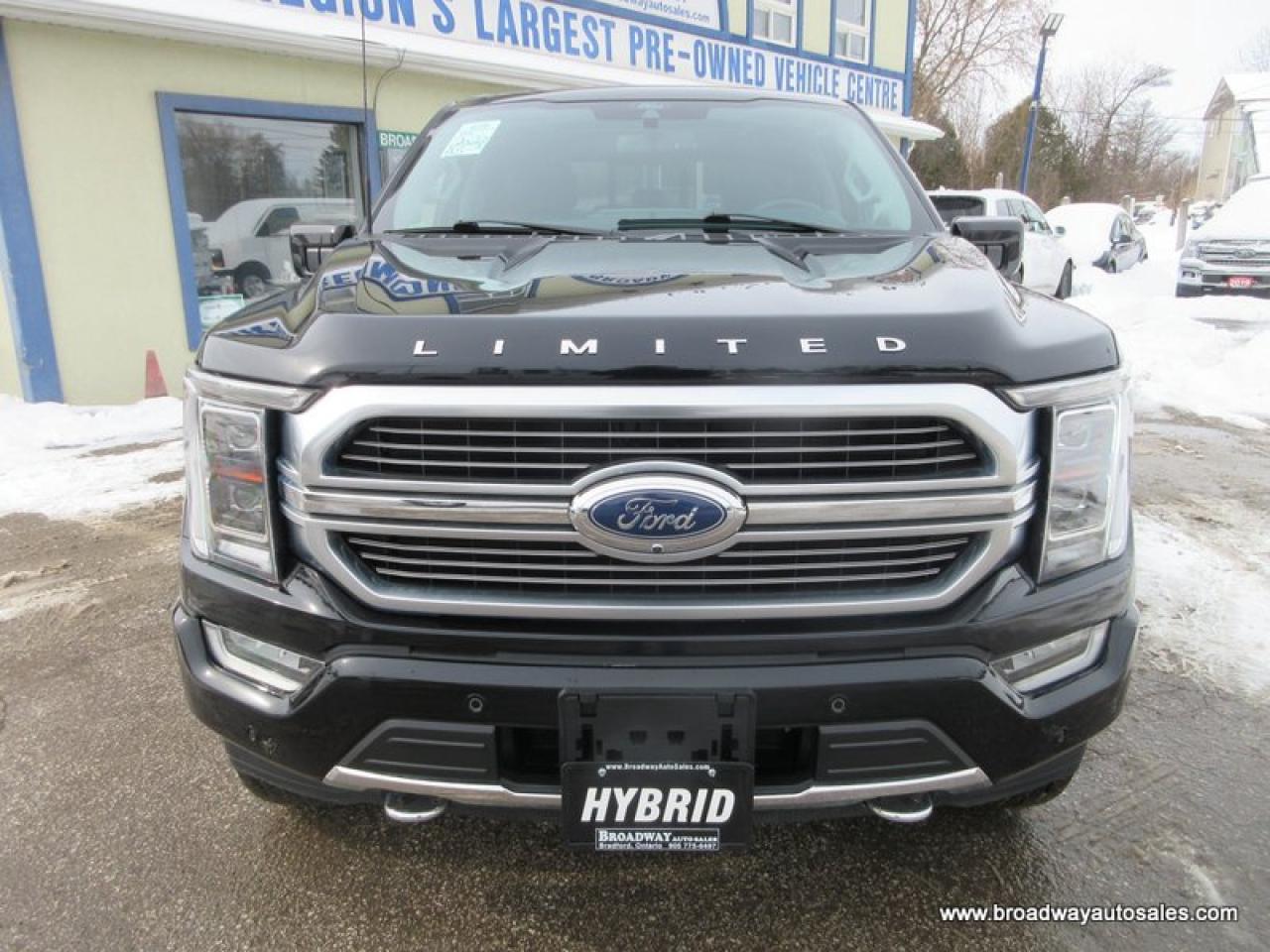 2022 Ford F-150 FUEL EFFICIENT LIMITED-EDITION 5 PASSENGER 3.5L - HYBRID.. 4X4.. CREW-CAB.. SHORTY.. NAVIGATION.. PANORAMIC SUNROOF.. LEATHER.. HEATED SEATS & WHEEL.. Photo