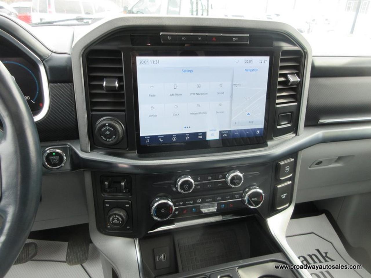 2022 Ford F-150 FUEL EFFICIENT LIMITED-EDITION 5 PASSENGER 3.5L - HYBRID.. 4X4.. CREW-CAB.. SHORTY.. NAVIGATION.. PANORAMIC SUNROOF.. LEATHER.. HEATED SEATS & WHEEL.. Photo