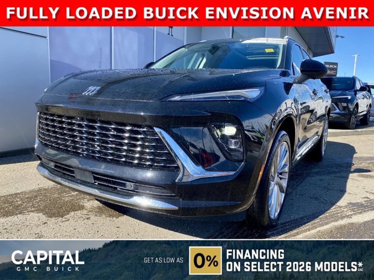 THIS 2026 Buick Envision Avenir AWD is the perfect SUV and comes loaded with options like MASSAGING SEAT, Heated and Cooled Seats, Heated Steering, Remote Start, 360 Camera, Rear Camera Mirror, Power Liftgate, Panoramic Sunroof, Heads-Up Display, Adaptive Cruise Control, Bose Stereo and so much more... CALL NOWAsk for the Internet Department for more information or book your test drive today! Text 507-585-4395 for fast answers at your fingertips!AMVIC Licensed Dealer - Licence Number B1044900