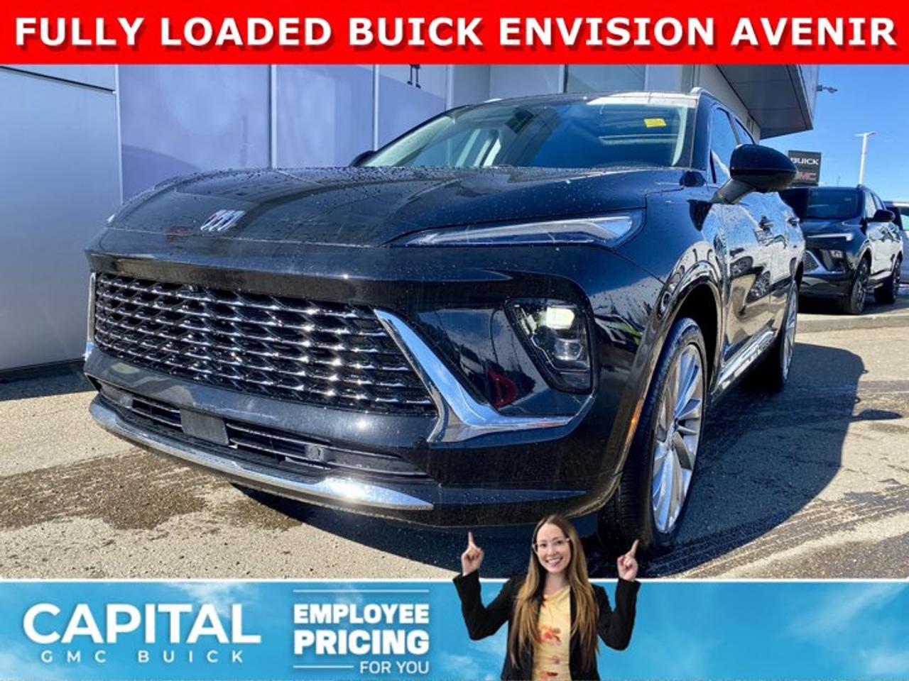 THIS 2026 Buick Envision Avenir AWD is the perfect SUV and comes loaded with options like MASSAGING SEAT, Heated and Cooled Seats, Heated Steering, Remote Start, 360 Camera, Rear Camera Mirror, Power Liftgate, Panoramic Sunroof, Heads-Up Display, Adaptive Cruise Control, Bose Stereo and so much more... CALL NOWAsk for the Internet Department for more information or book your test drive today! Text 507-585-4395 for fast answers at your fingertips!AMVIC Licensed Dealer - Licence Number B1044900