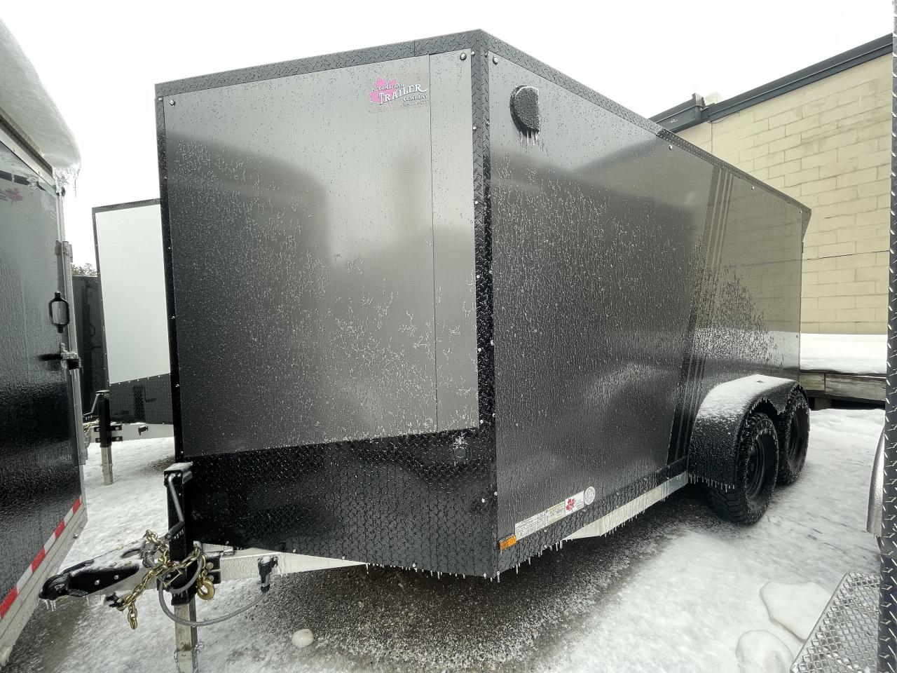 2024 Canadian Trailer Company 7x14 V Nose Cargo Trailer Aluminum Tandem Axle Photo12
