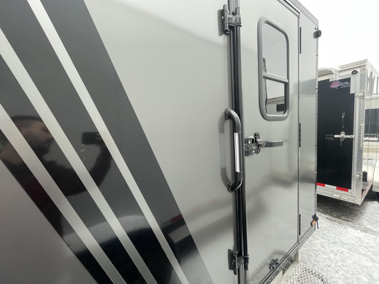 2024 Canadian Trailer Company 7x14 V Nose Cargo Trailer Aluminum Tandem Axle Photo4