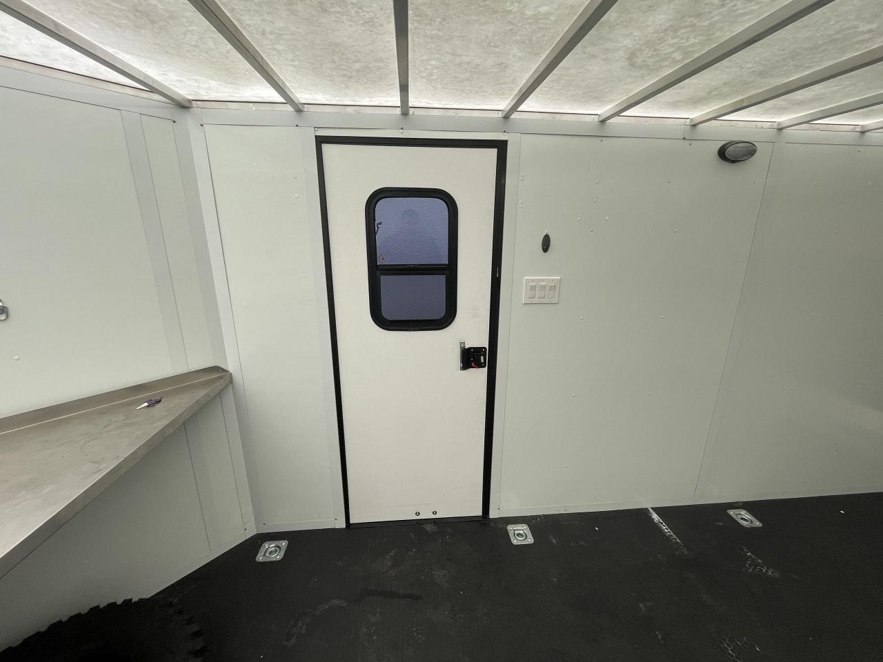 2024 Canadian Trailer Company 7x14 V Nose Cargo Trailer Aluminum Tandem Axle Photo5