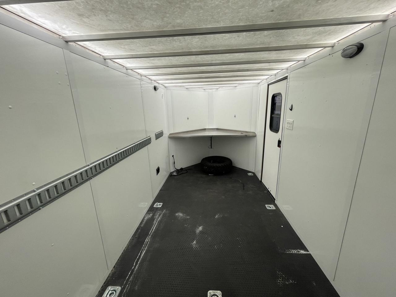 2024 Canadian Trailer Company 7x14 V Nose Cargo Trailer Aluminum Tandem Axle Photo7