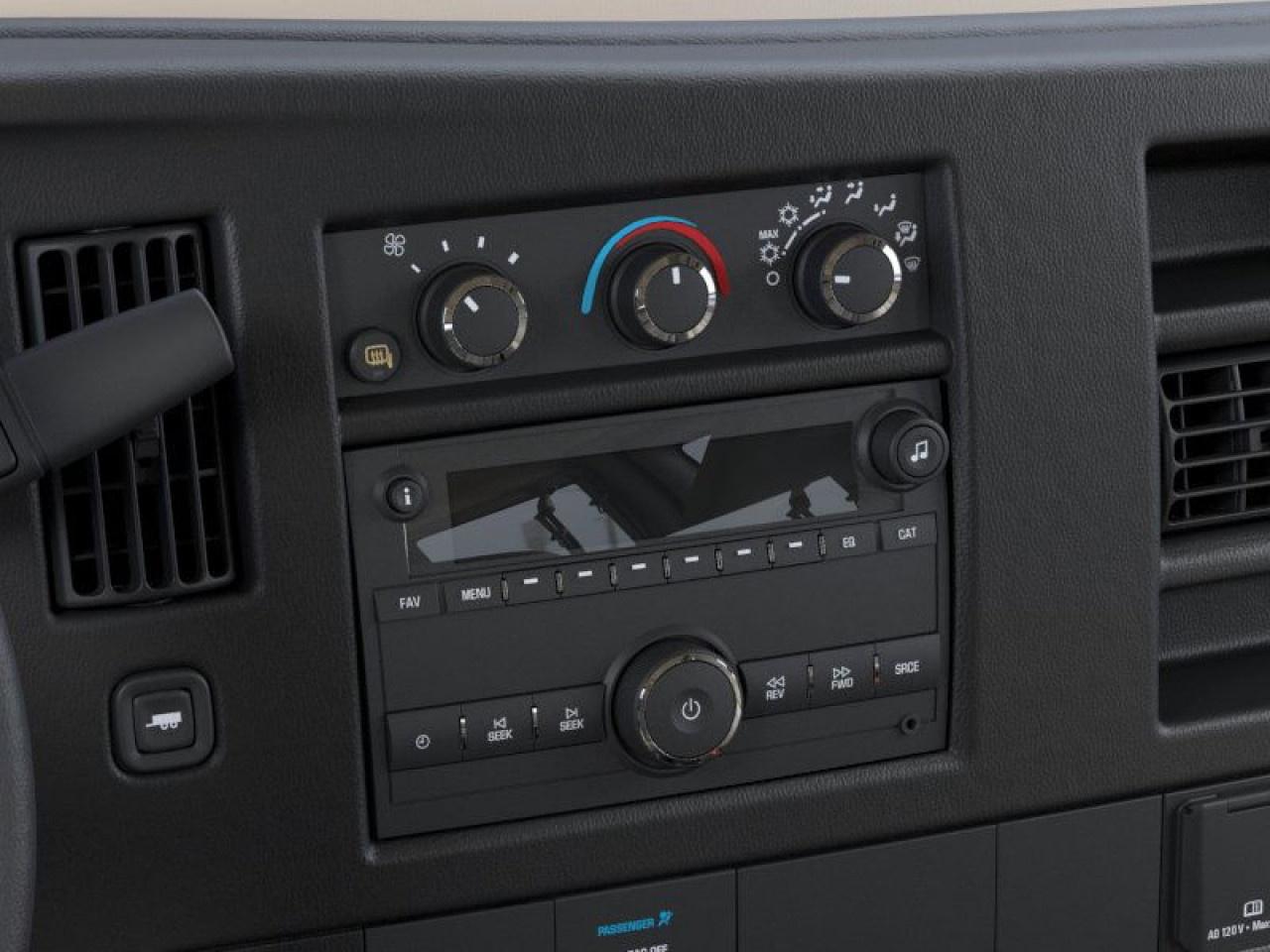 2026 Chevrolet Express Cargo Van 2500 155  - Audio System - $407 B/W Photo