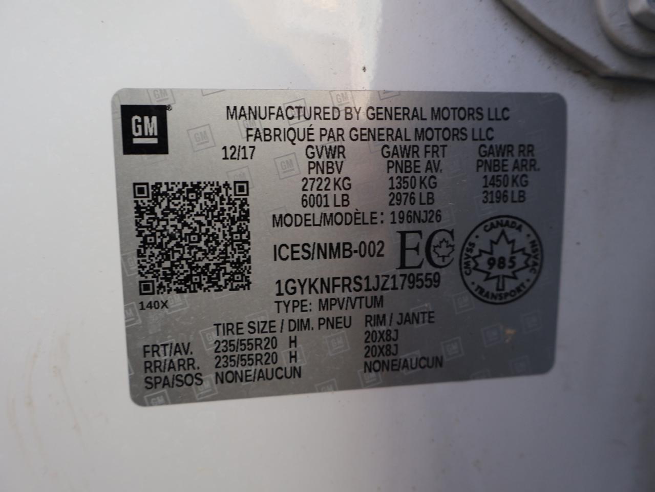 2018 Cadillac XT5 V6 PREMIUM LUXURY AWD *ACCIDENT FREE* CAMERA NAV BLUETOOTH LEATHER PANO ROOF CRUISE ALLOYS Photo