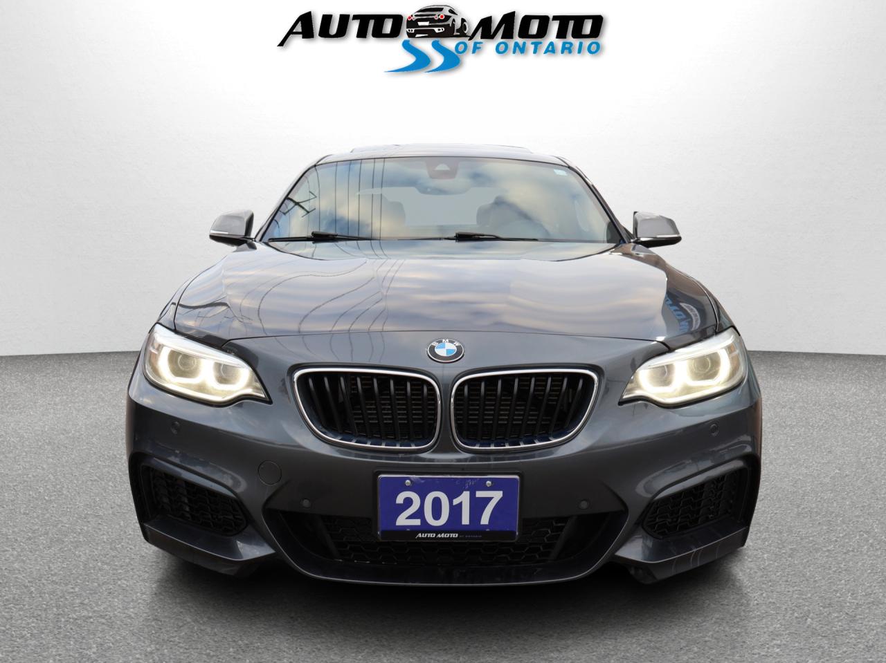 2017 BMW 2-Series V6 M240i X-Drive AWD CERTIFIED CAMERA NAV BLUETOOTH LEATHER HEATED SEATS CRUISE ALLOYS Photo