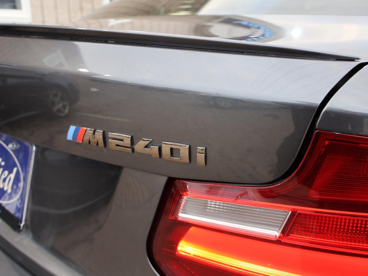 2017 BMW 2-Series V6 M240i X-Drive AWD CERTIFIED CAMERA NAV BLUETOOTH LEATHER HEATED SEATS CRUISE ALLOYS Photo