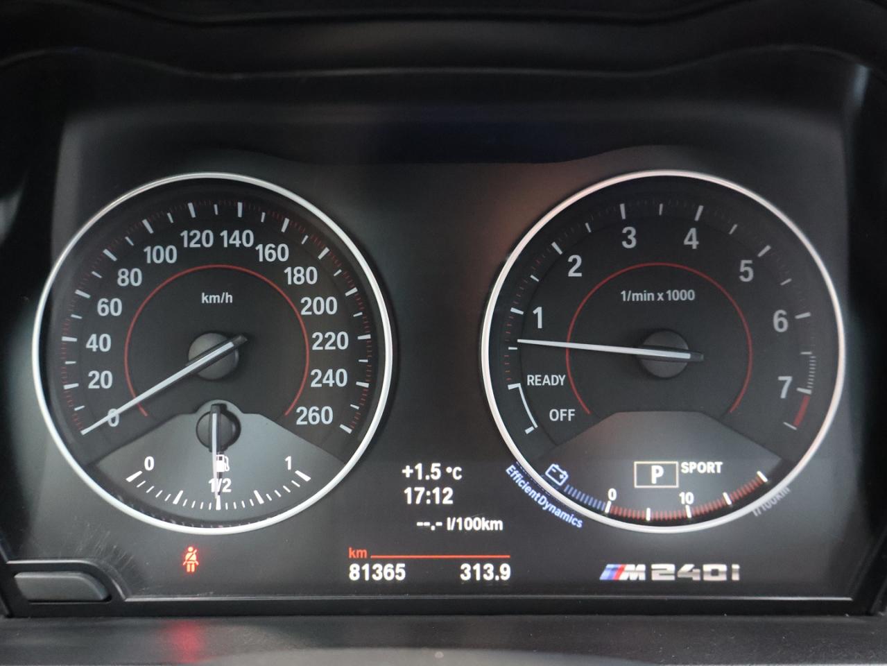 2017 BMW 2-Series V6 M240i X-Drive AWD CERTIFIED CAMERA NAV BLUETOOTH LEATHER HEATED SEATS CRUISE ALLOYS Photo