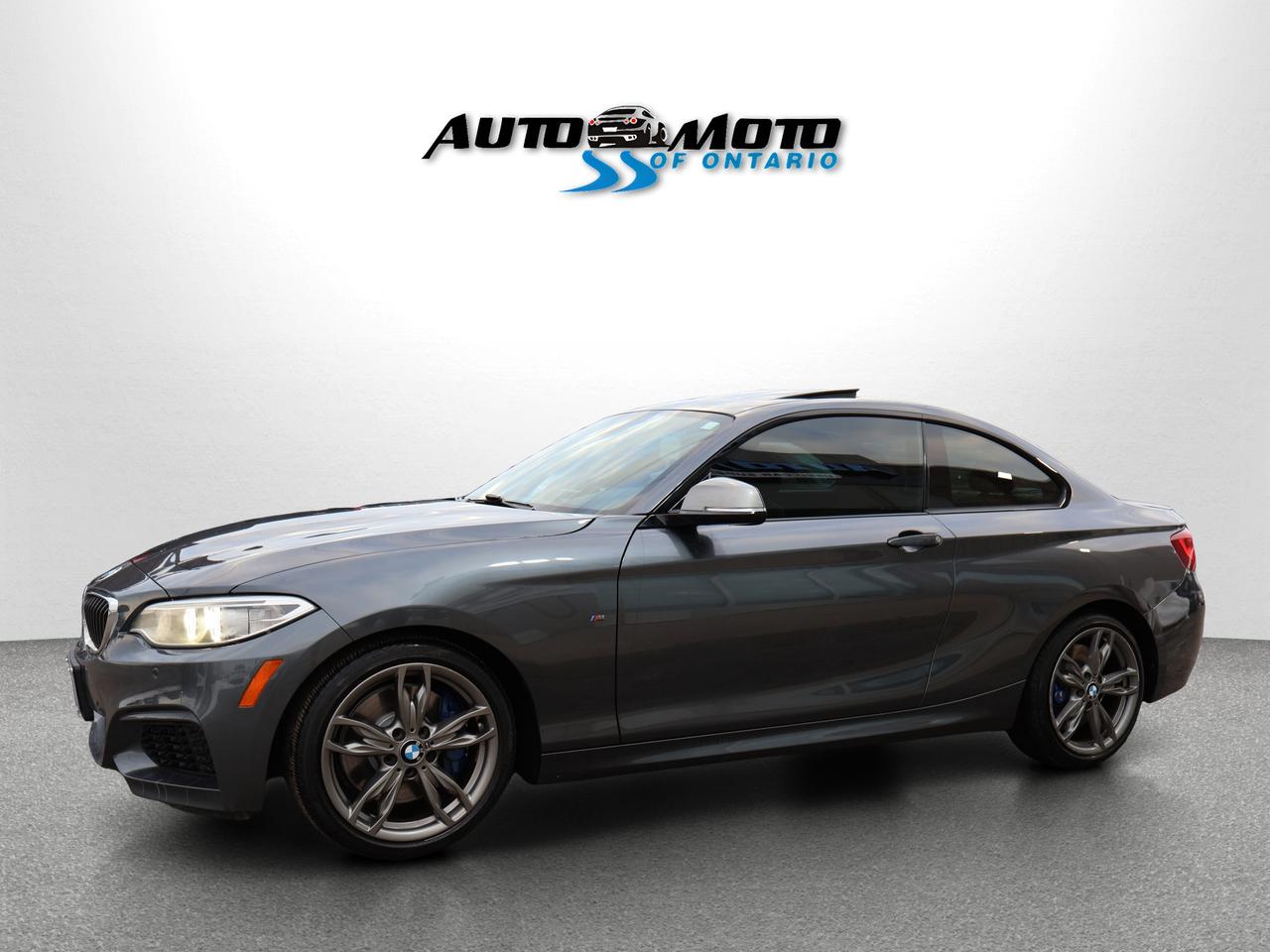 2017 BMW 2-Series V6 M240i X-Drive AWD CERTIFIED CAMERA NAV BLUETOOTH LEATHER HEATED SEATS CRUISE ALLOYS Photo