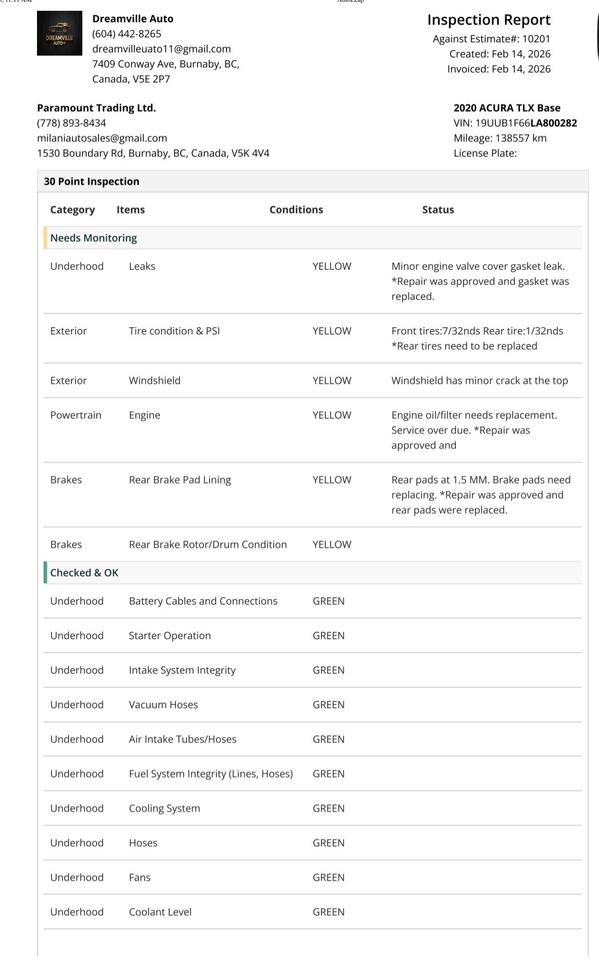 2020 Acura TLX Tech A-Spec - Photo #17