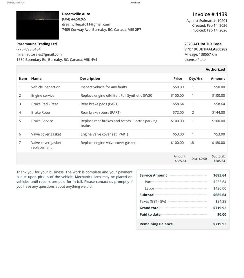 2020 Acura TLX Tech A-Spec - Photo #20