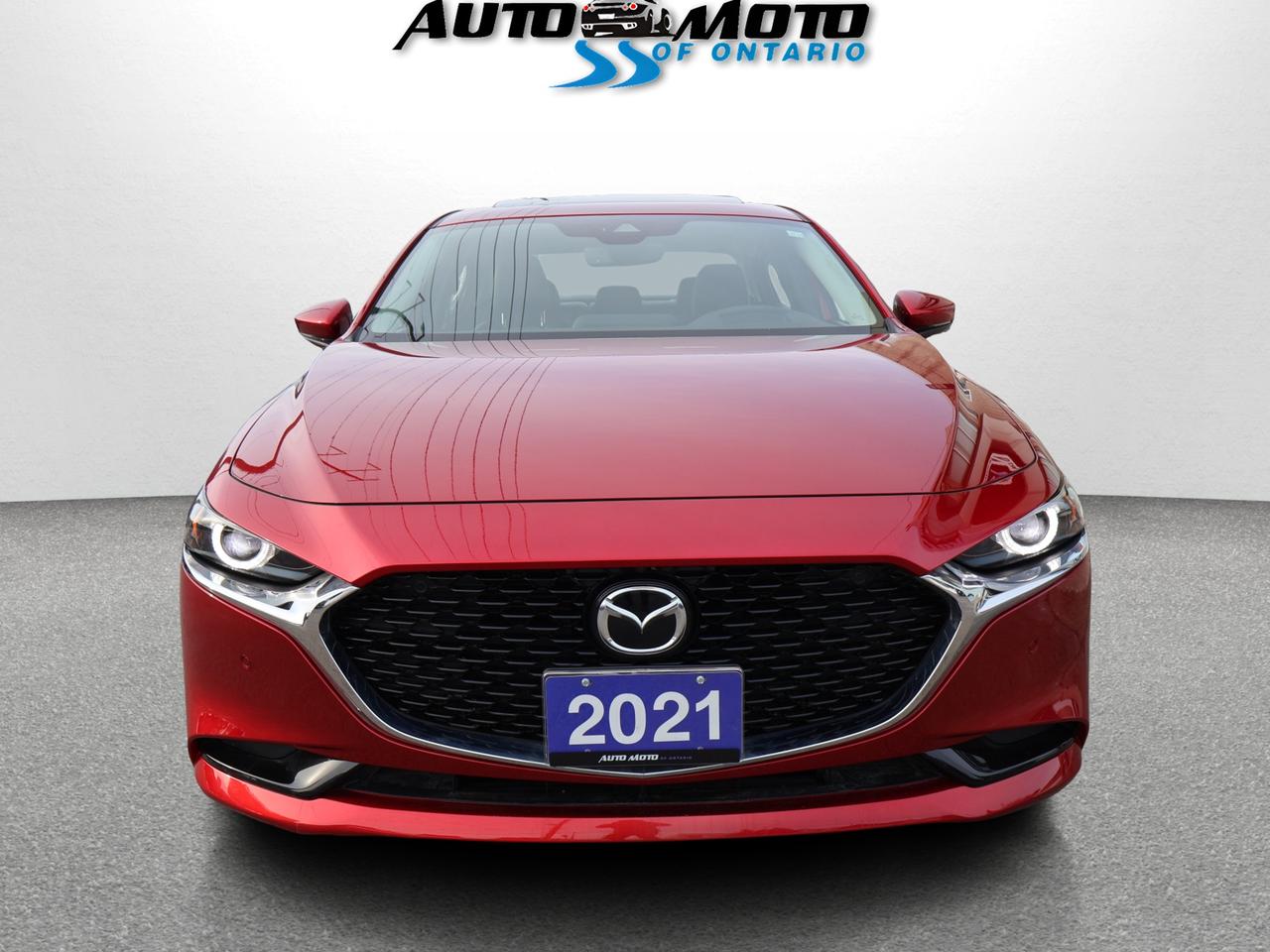 2021 Mazda MAZDA3 2.5 GT PREMIUM CERTIFIED *1 OWNER*ACCIDENT FREE*LOW KMS* CAMERA NAV BLUETOOTH LEATHER HEATED SEATS SUNROOF CRUISE ALLOYS Photo