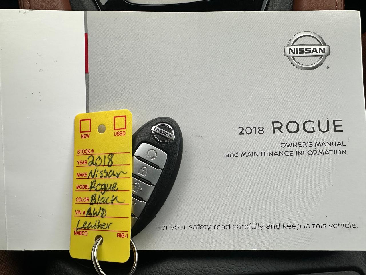 2018 Nissan Rogue SL AWD HeatedLeather PanoRoof NAV BOSE 360-Camera Photo