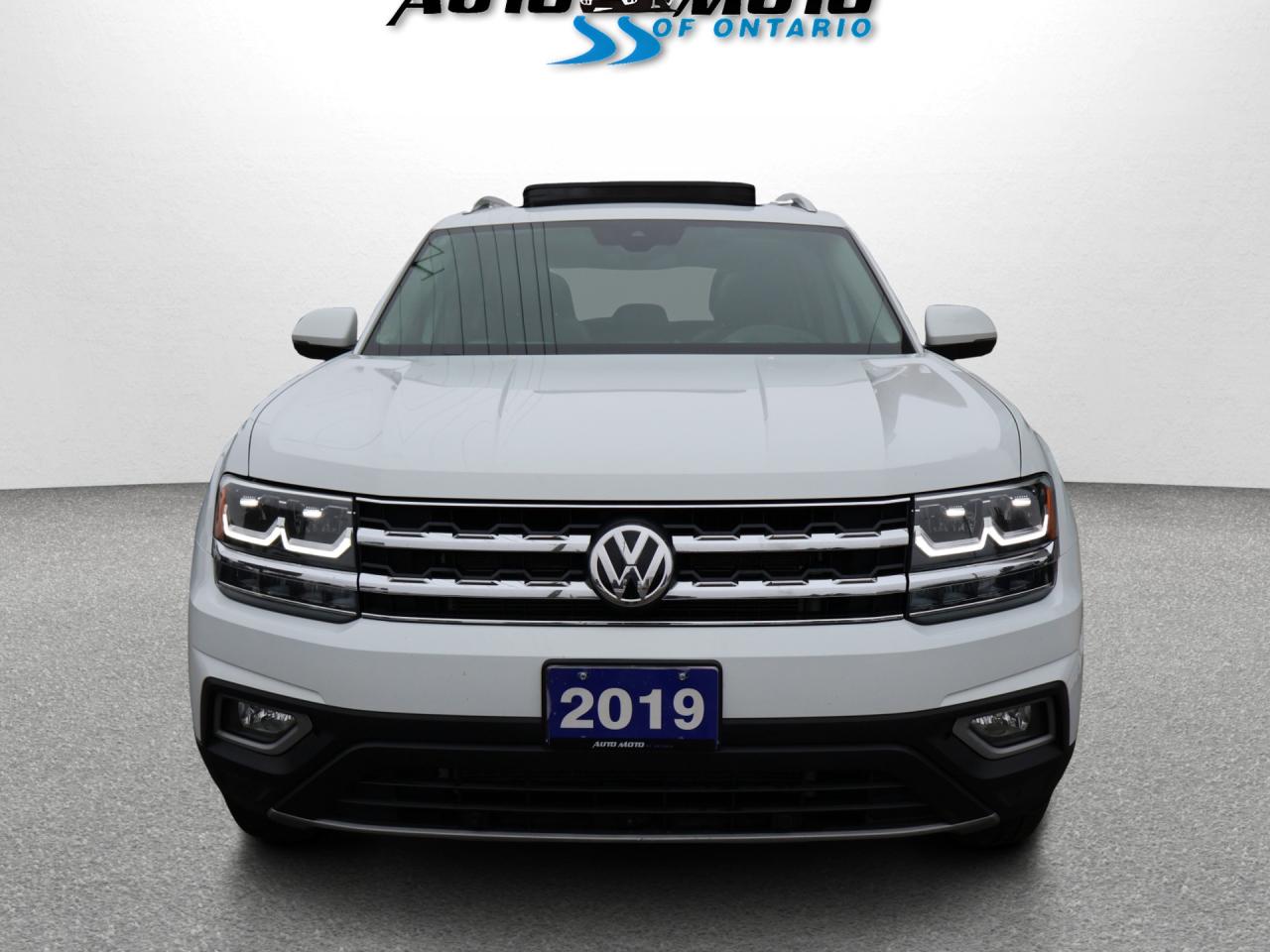 2019 Volkswagen Atlas V6 EXECLINE PREMIUM AWD CERTIFIED *SERVICE RECORDS* CAMERA NAV BLUETOOTH LEATHER HEATED SEATS PANO ROOF CRUISE ALLOYS Photo