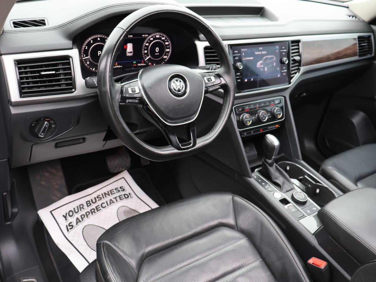 2019 Volkswagen Atlas V6 EXECLINE PREMIUM AWD CERTIFIED *SERVICE RECORDS* CAMERA NAV BLUETOOTH LEATHER HEATED SEATS PANO ROOF CRUISE ALLOYS Photo