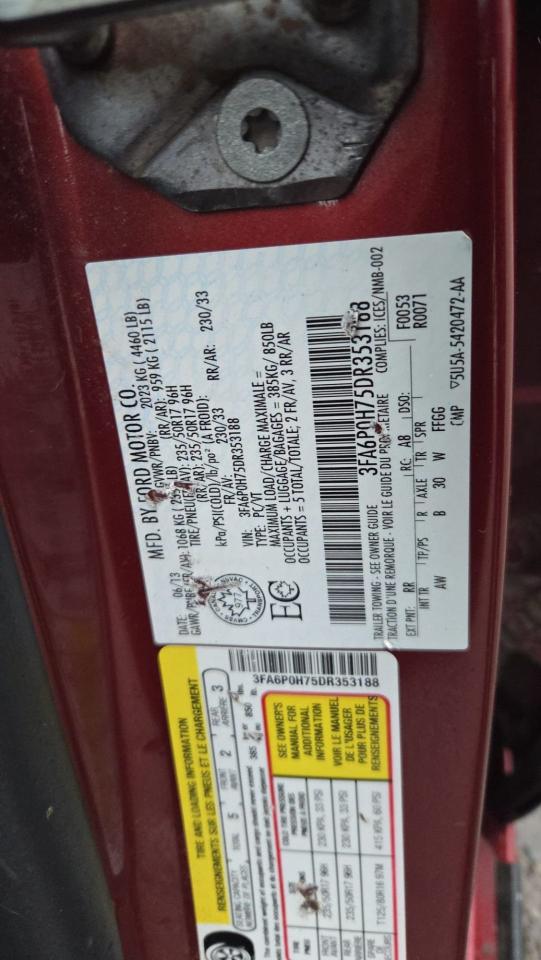 2013 Ford Fusion SE, WELL MAINTAINED, CERTIFIED Photo