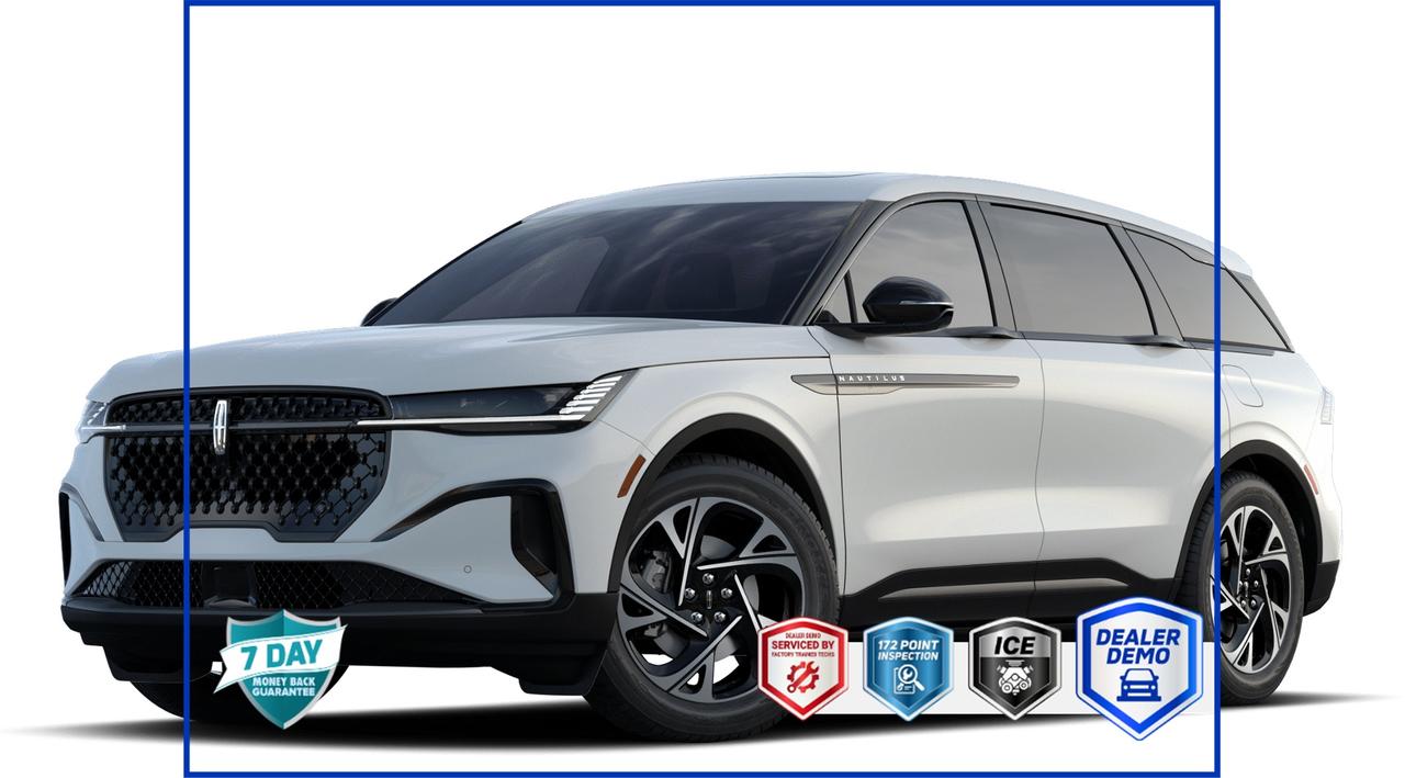 2026 Lincoln Nautilus Premiere 102A | 8-SPD A/T | 18 MINI SPARE WHEEL AND TIRE | JET APPEAR PKG | 2.0L TURBOCHARGED I-4 ENG | LINCOLN SOFT TOUCH BLK/GREY | WHITE PLATINUM MET 3C Photo0