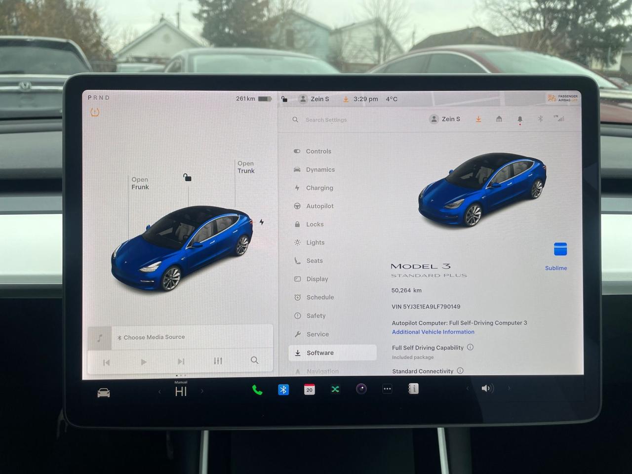 2020 Tesla Model 3 Standard Range Plus *FULL SELF DRIVING, WHITE INT* Photo