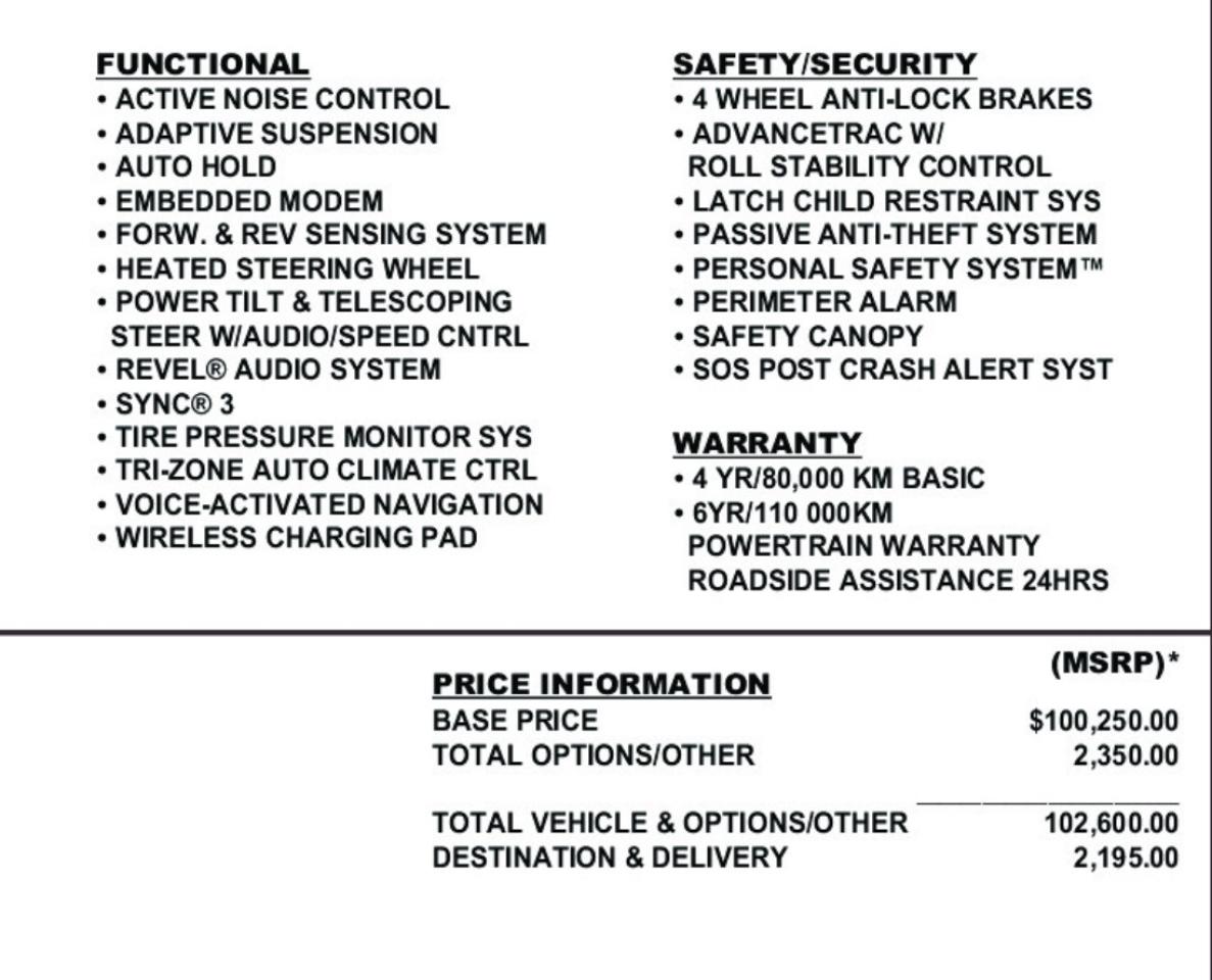 2021 Lincoln Navigator RESERVE | 7 PASS | HUD | 22 IN Photo
