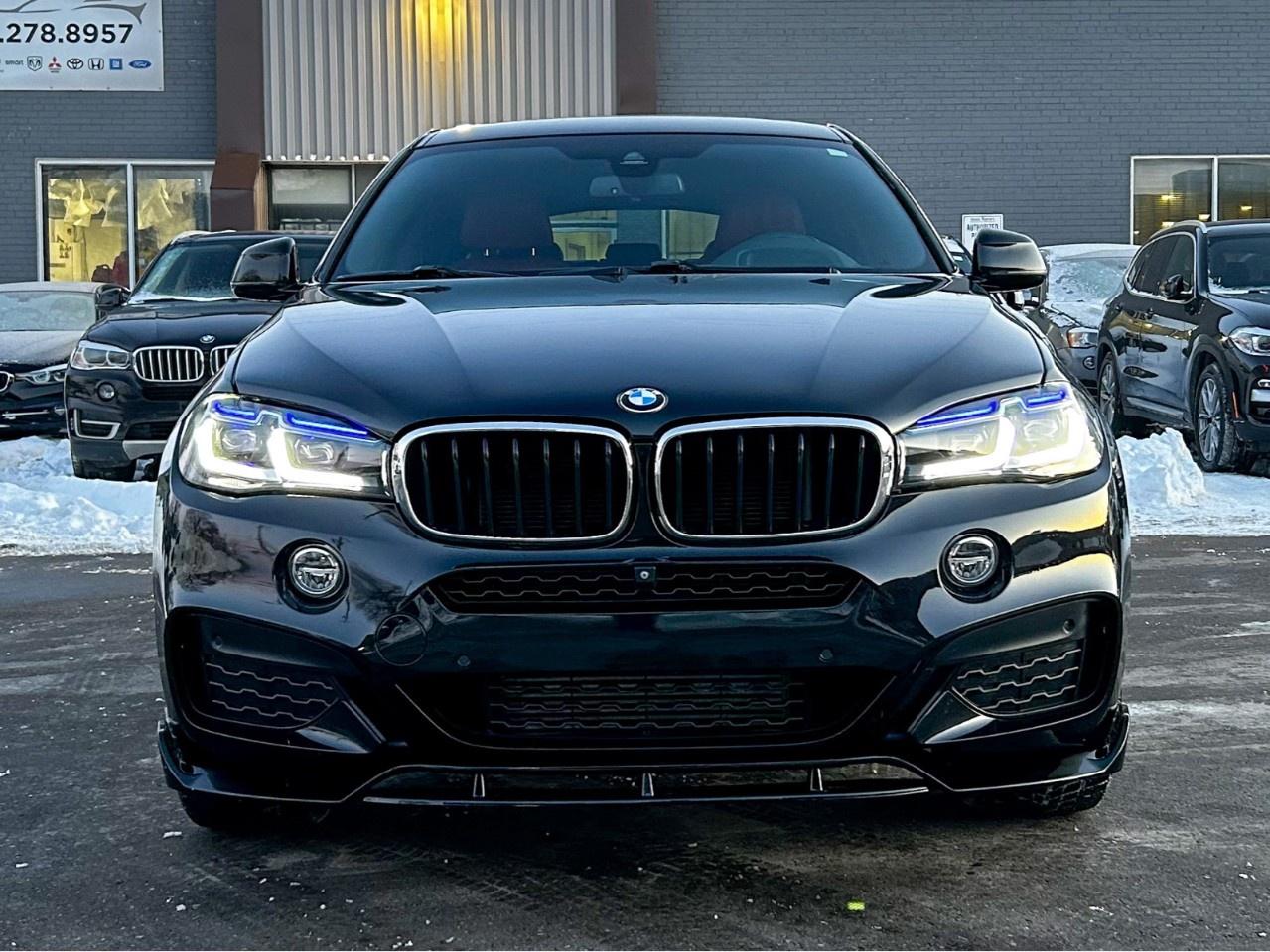 2017 BMW X6 Red leather / Blind spot / M package / Aero Kit Photo2