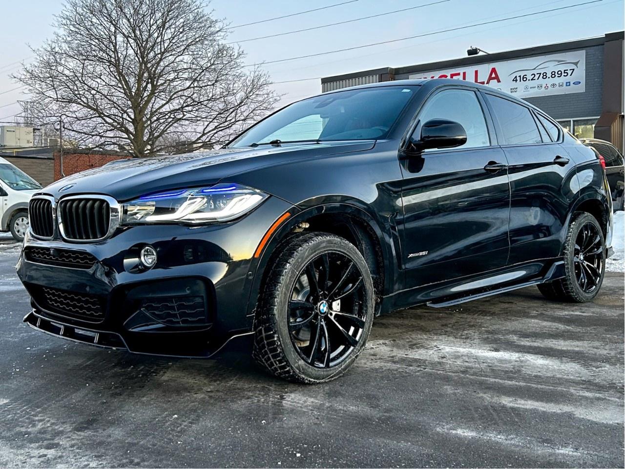 2017 BMW X6 Red leather / Blind spot / M package / Aero Kit Photo